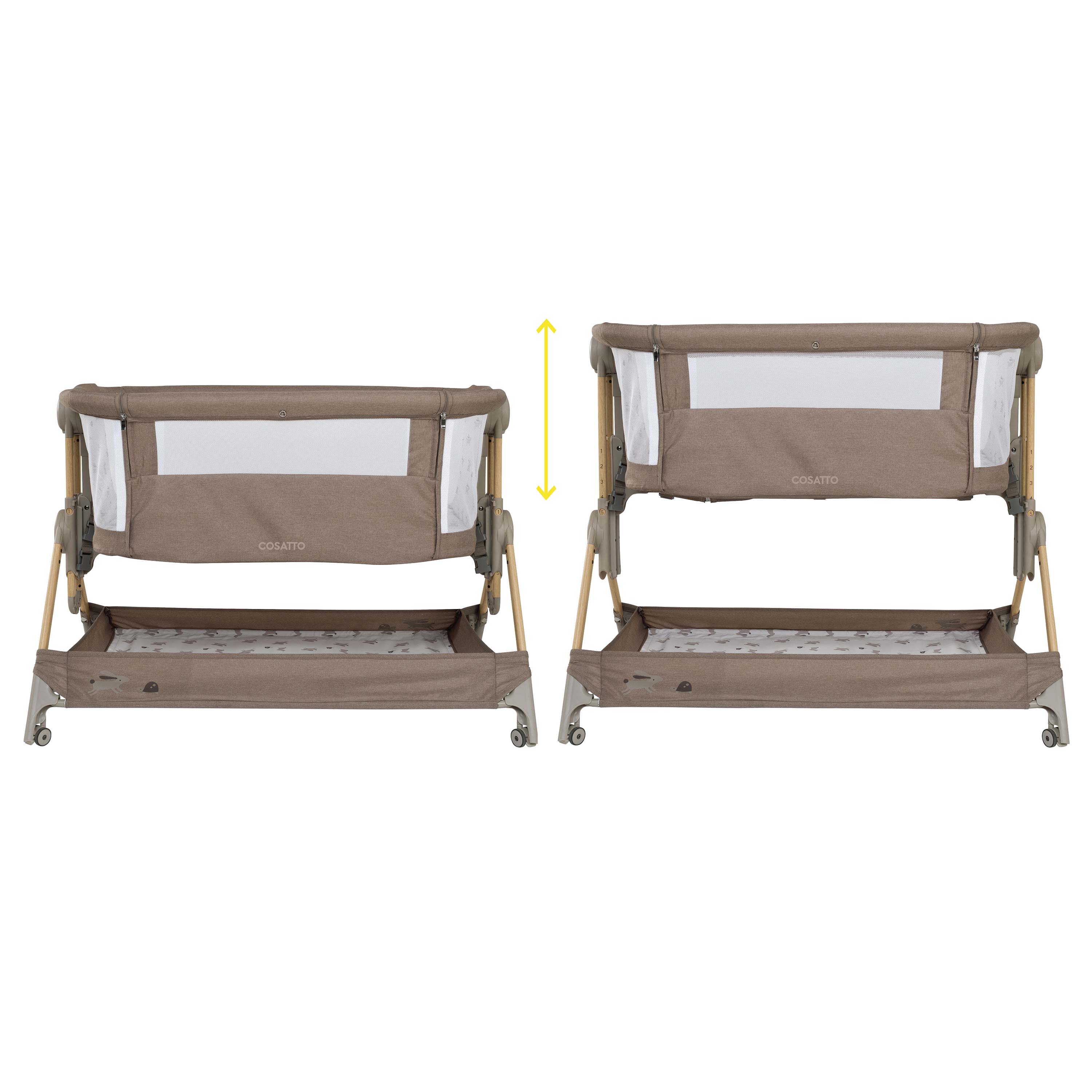 Cosatto Close To Me Bedside Crib Lollop