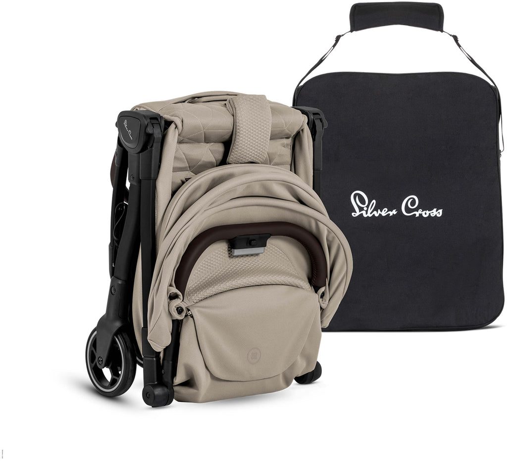 Silver Cross Clic 2 Latte with Free Universal Footmuff