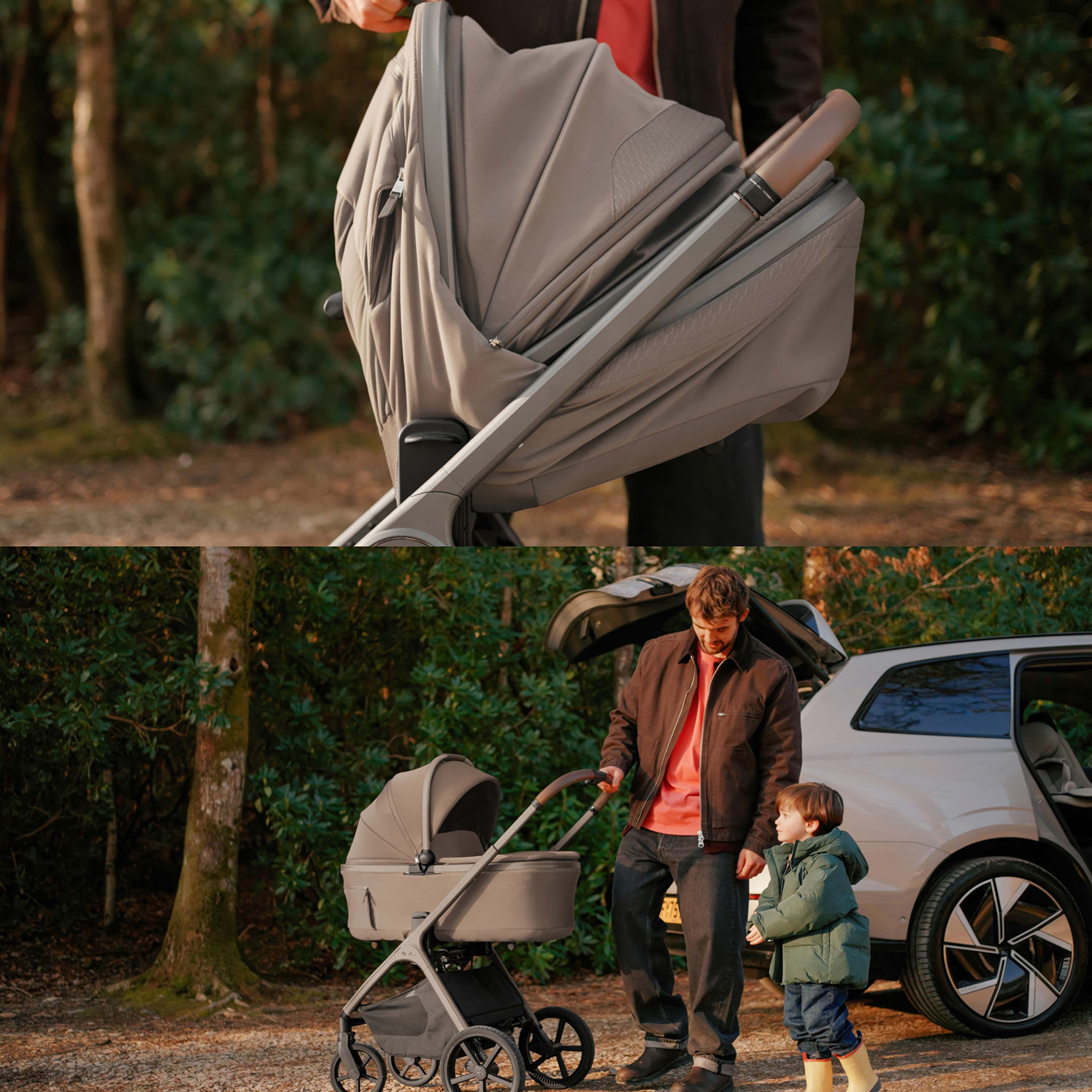 Silver Cross Cove 2 Ultimate 360 Infant Carrier Bundle | Champagne with Black Car Seat