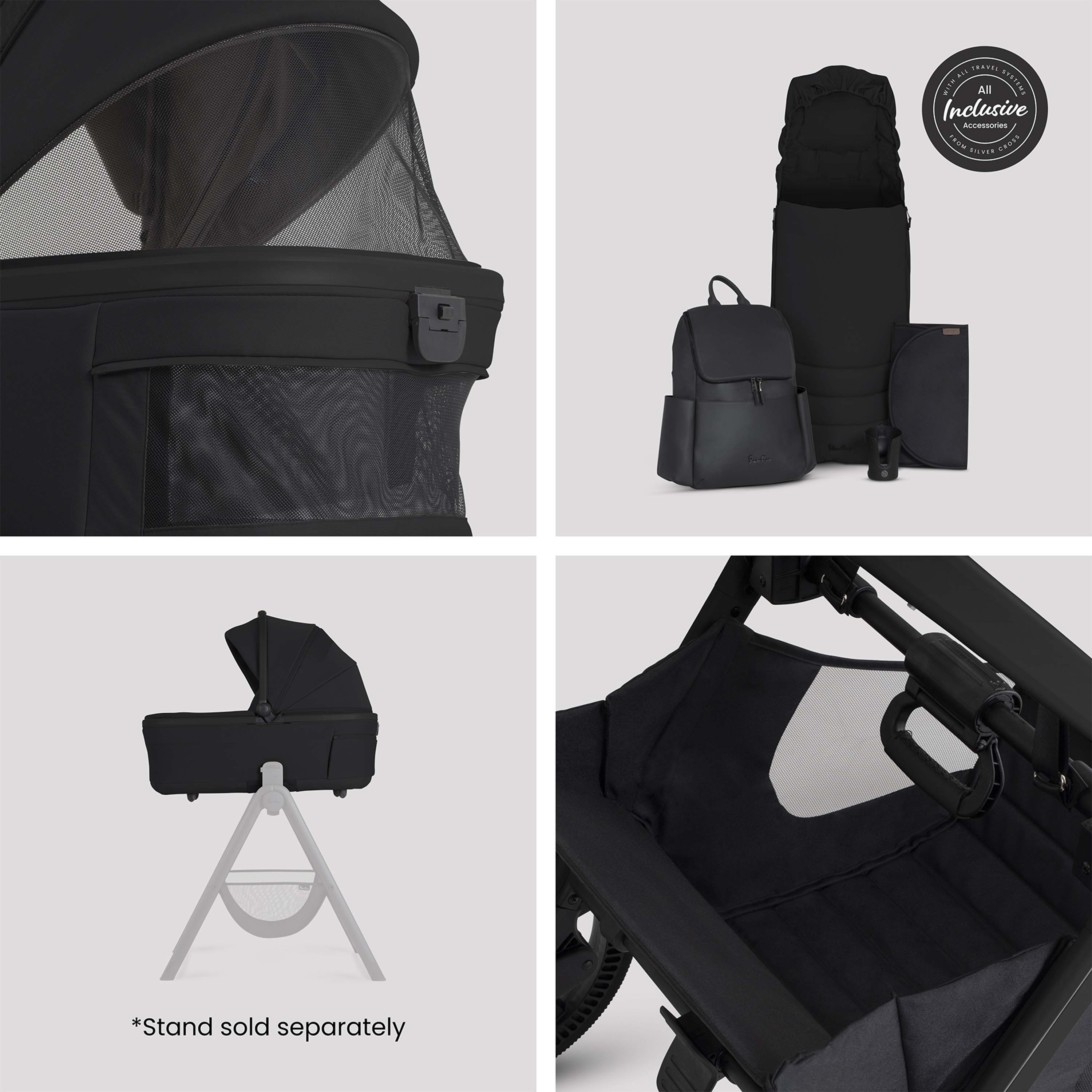 Silver Cross Cove 2 Accessory Bundle | Onyx