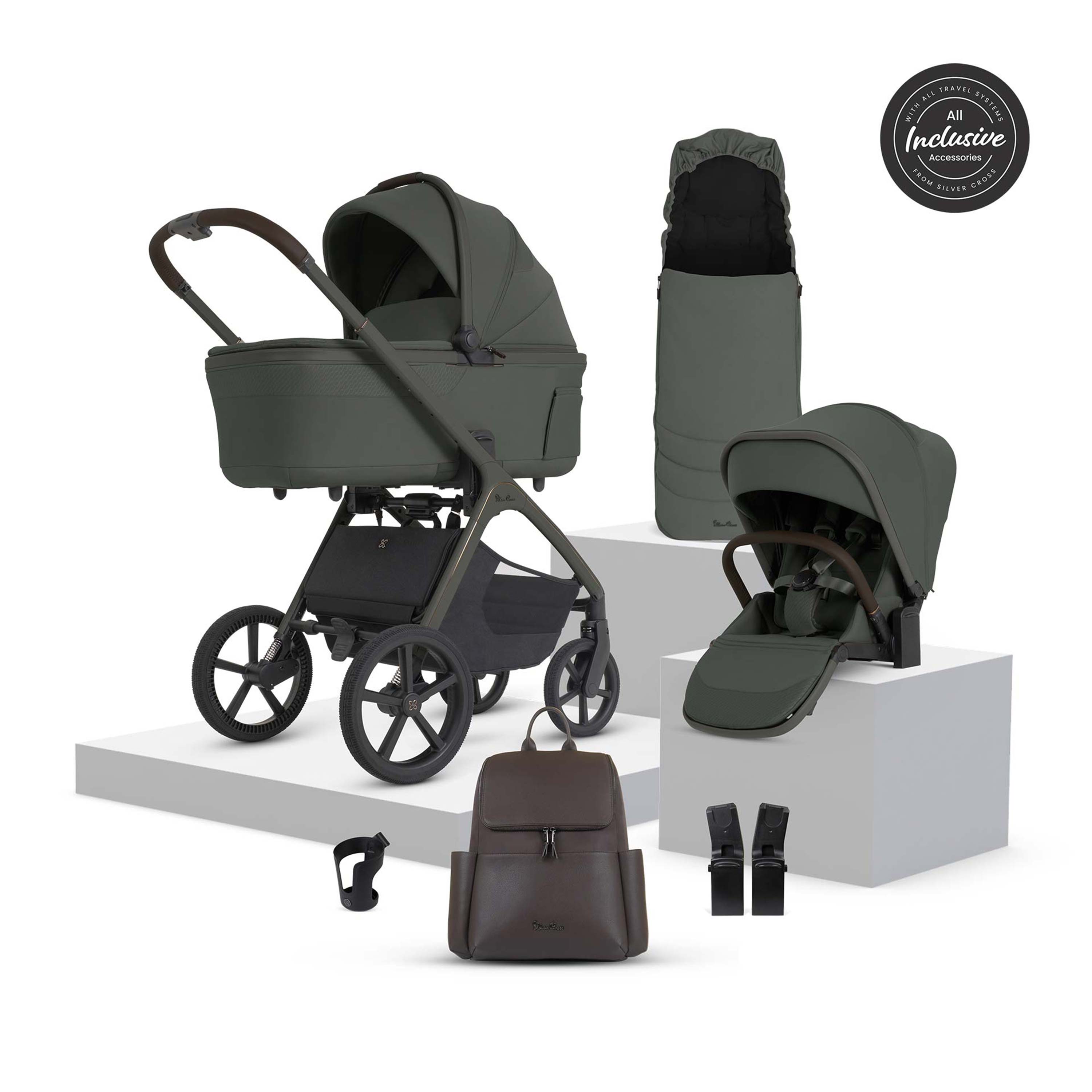 Silver Cross Cove 2 Accessory Bundle | Pewter