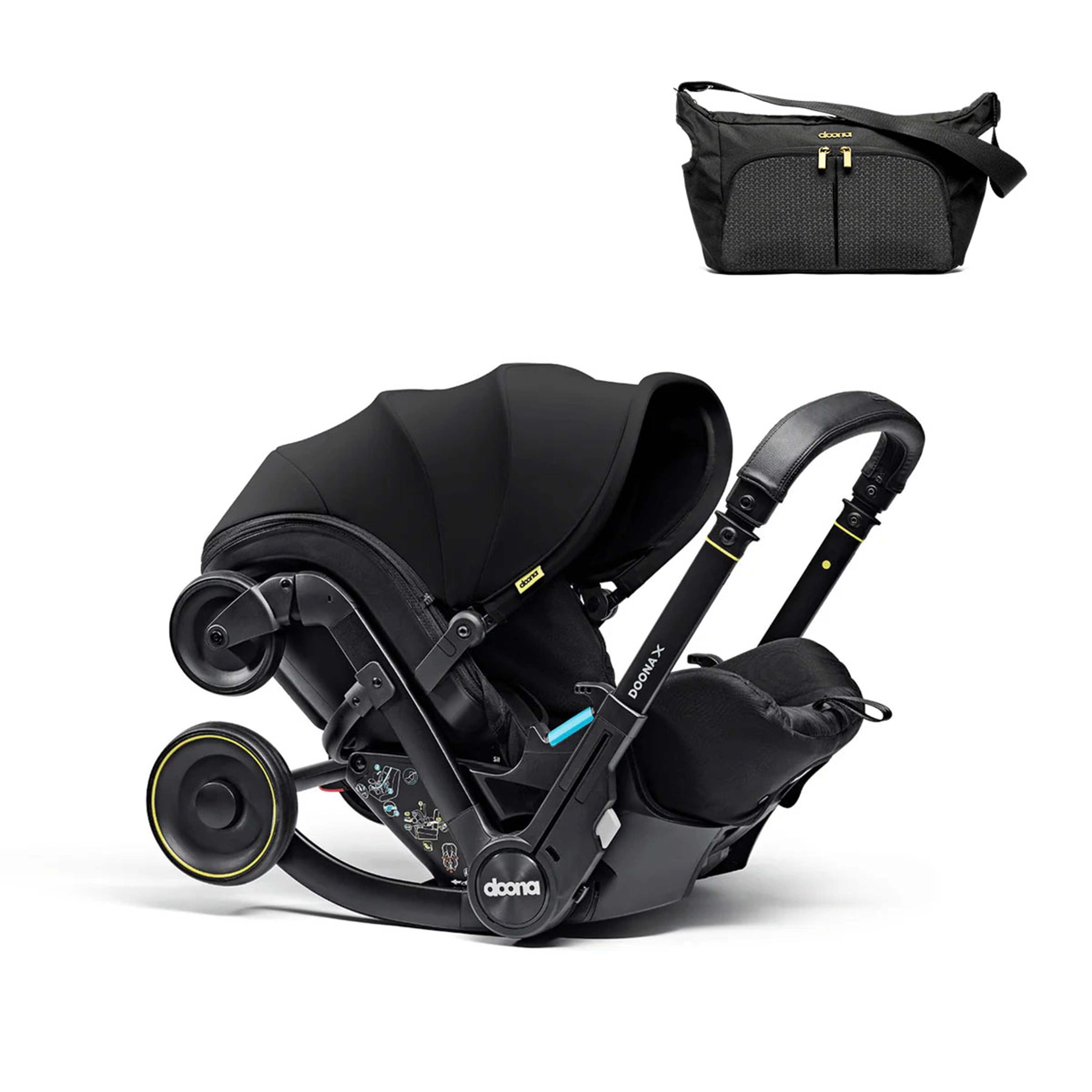 Doona X Car Seat & Stroller Nitro Black + FOC Bag