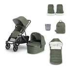 Uppababy Vista V3 Pram & 4 Piece Accessory pack Evelyn Evelyn