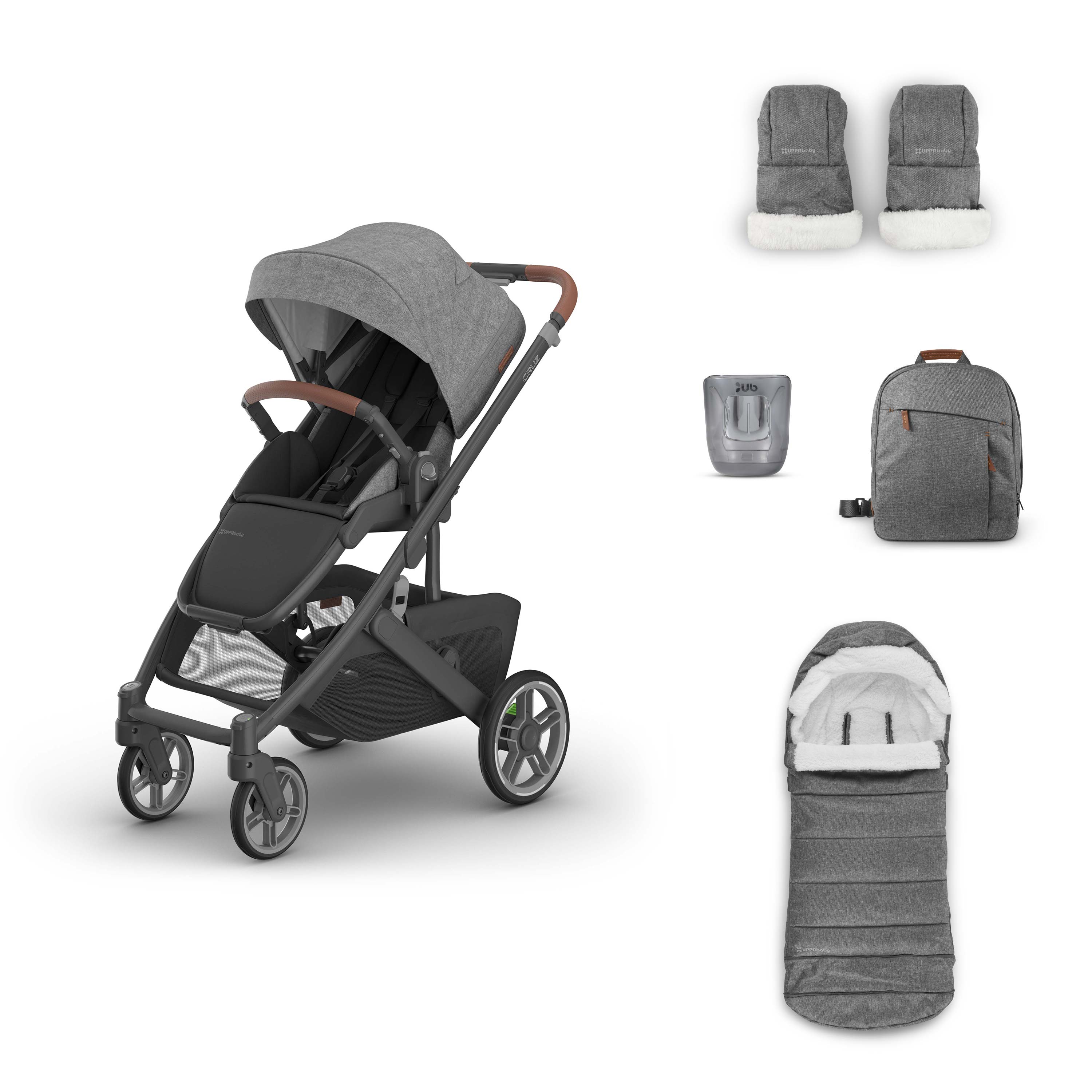 UPABBABY Cruz V3 & 4 Accessory Pack Bundle Greyson