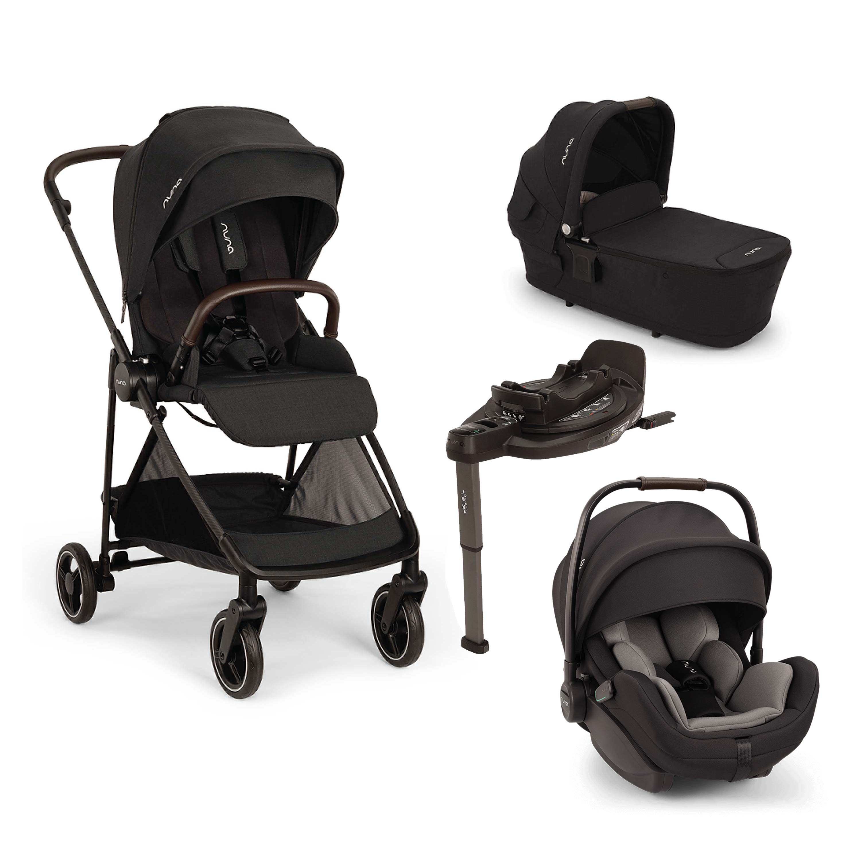 Nuna IXXA next + ARRA flex i-Size & BASE Curv - Caviar
