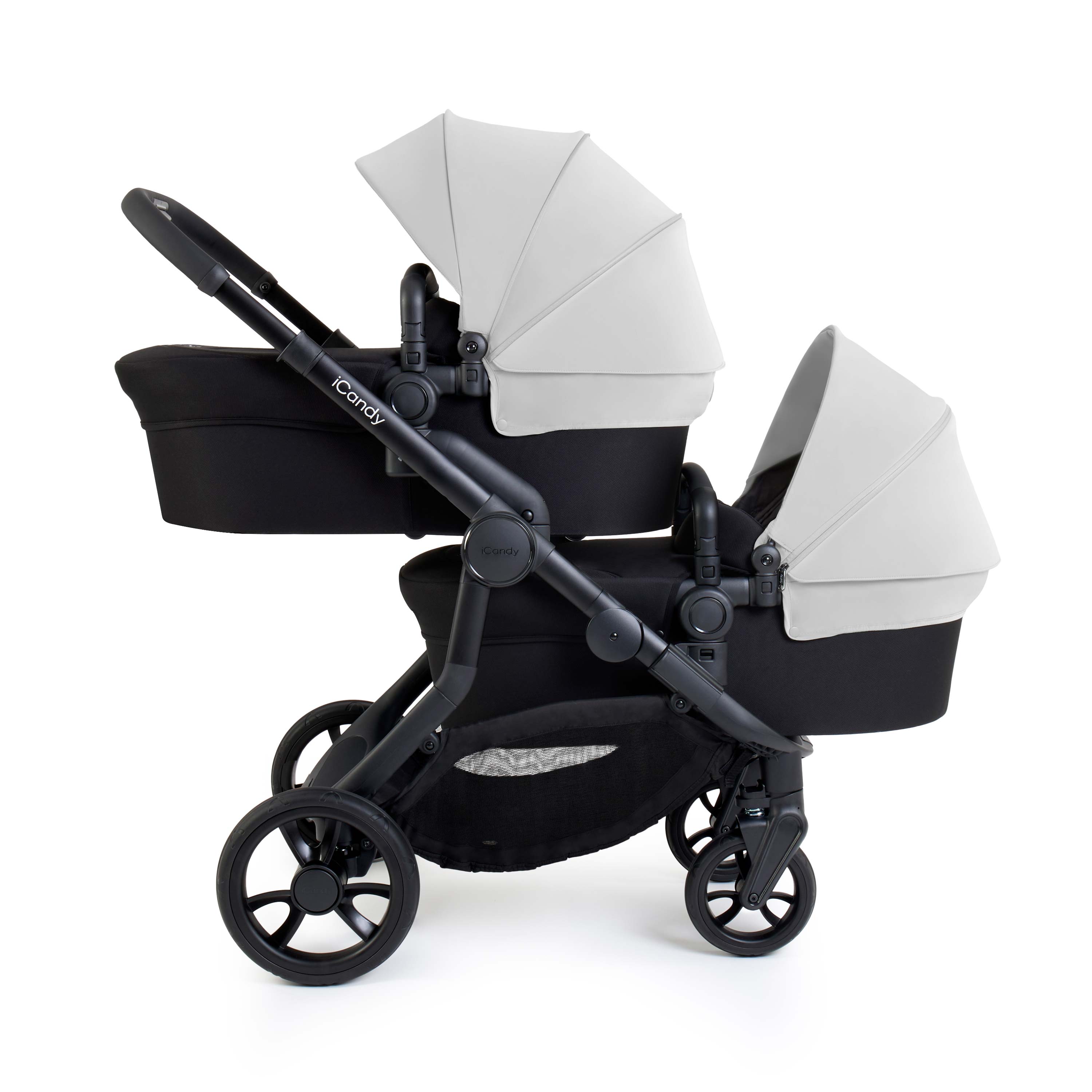iCandy Orange 4 Pushchair Twin Bundle Glacier