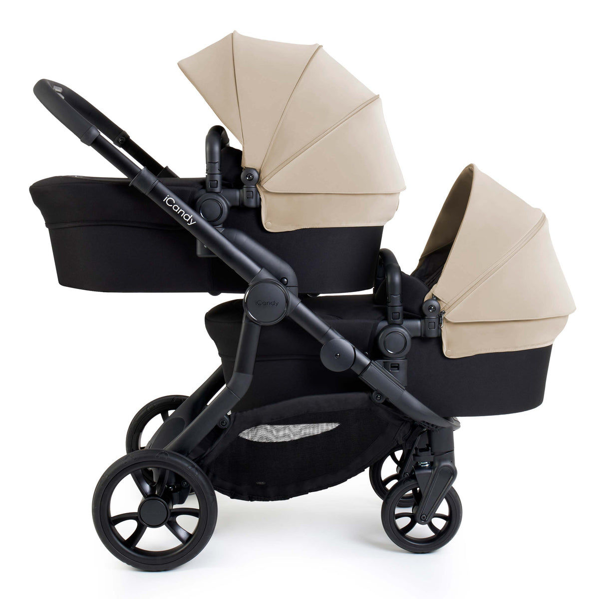 iCandy Orange 4 Pushchair Twin Bundle Latte
