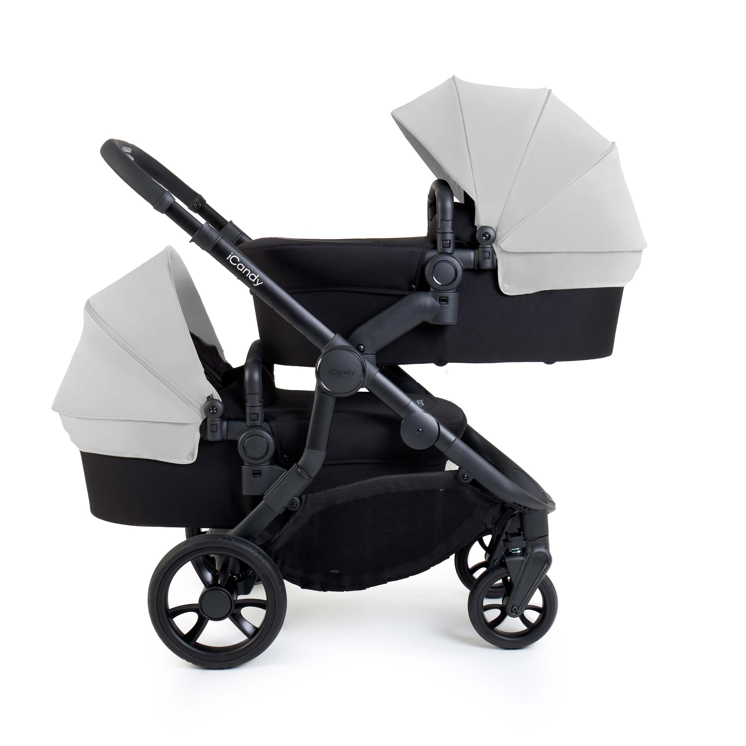 iCandy Orange 4 Pushchair Twin Bundle Glacier