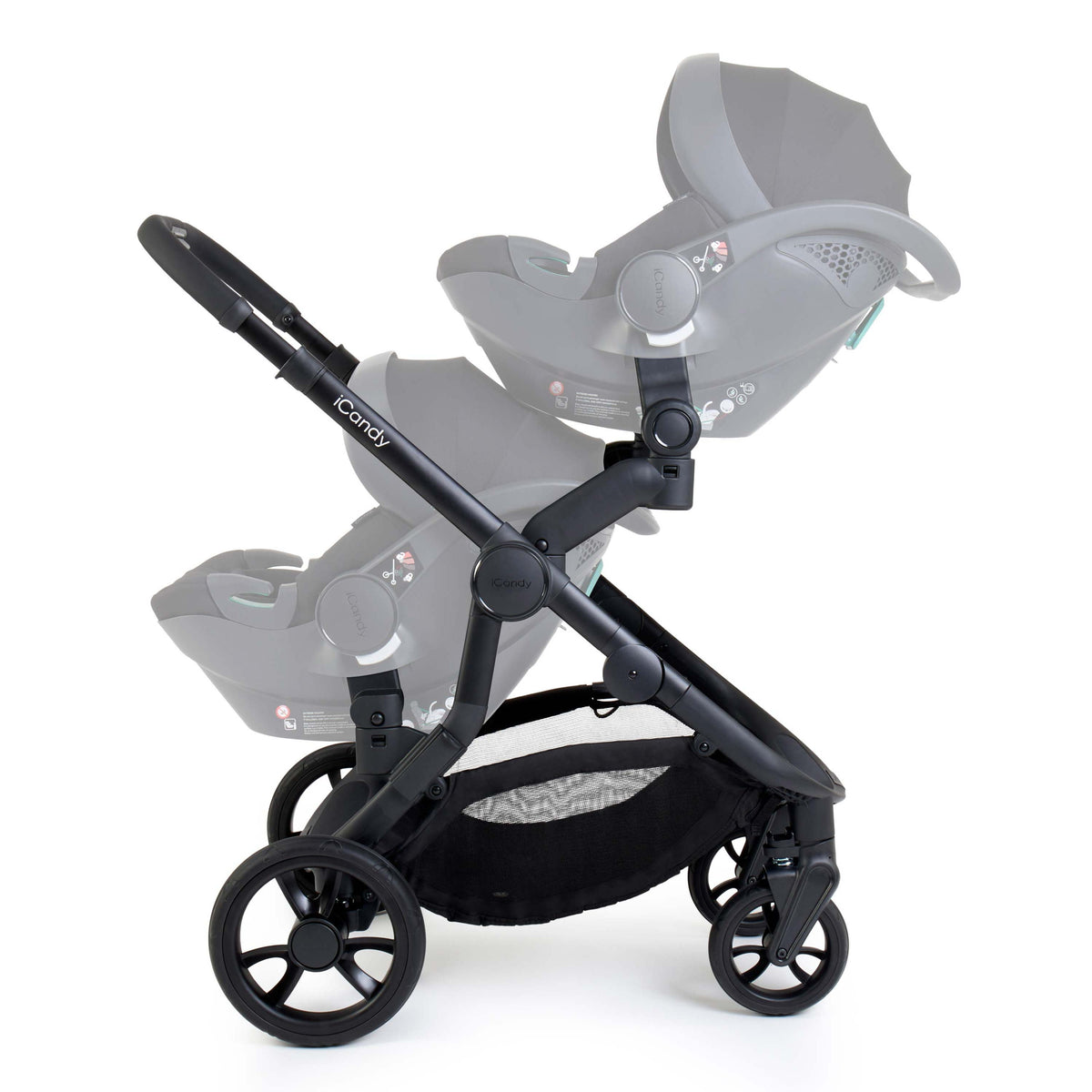 iCandy Orange 4 Pushchair Twin Bundle Latte