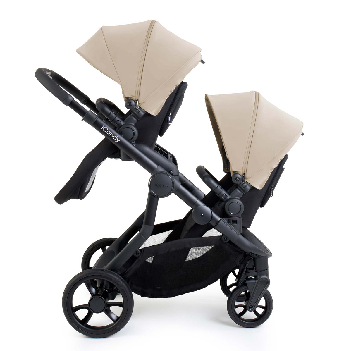iCandy Orange 4 Pushchair Twin Bundle Latte