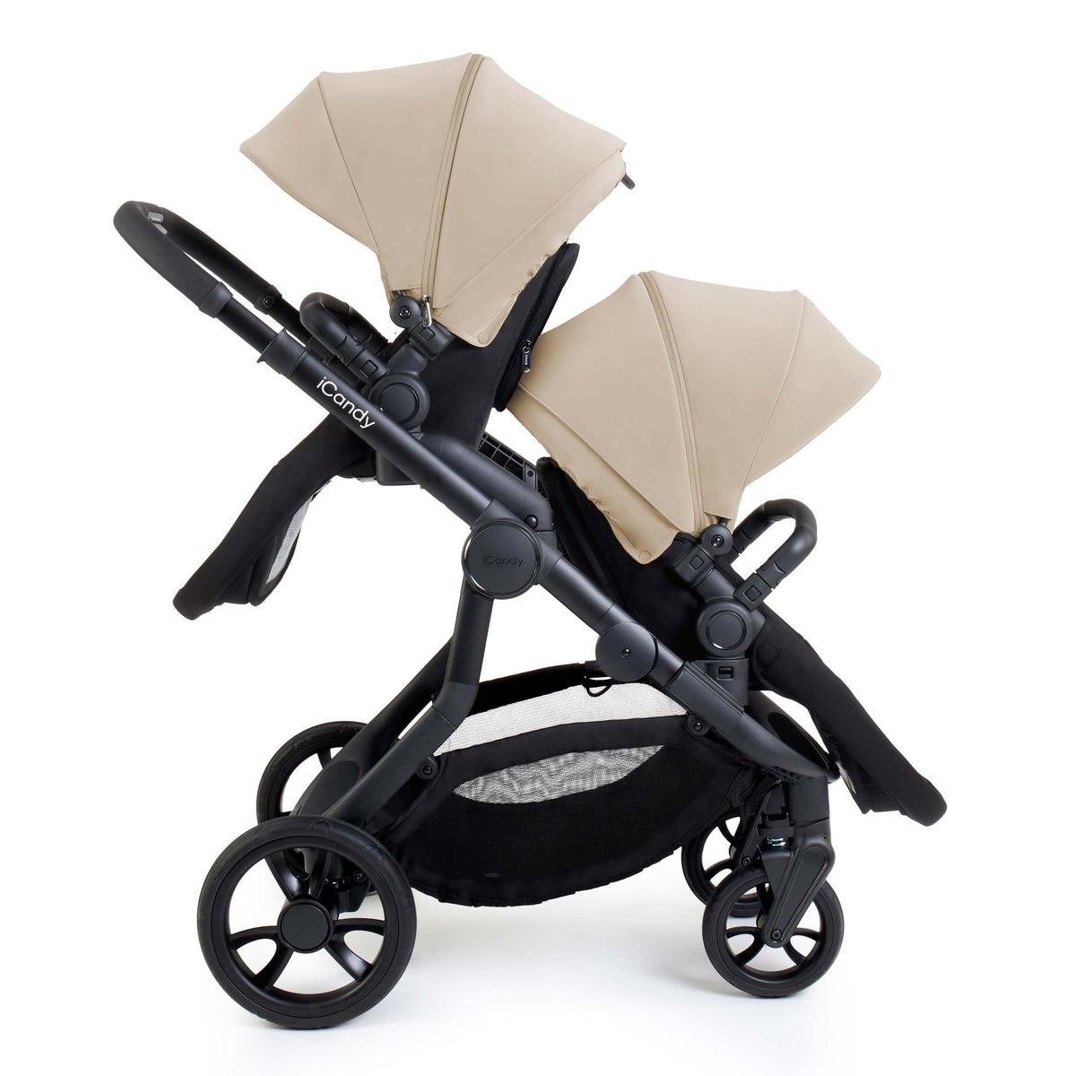 iCandy Orange 4 Pushchair Twin Bundle Latte