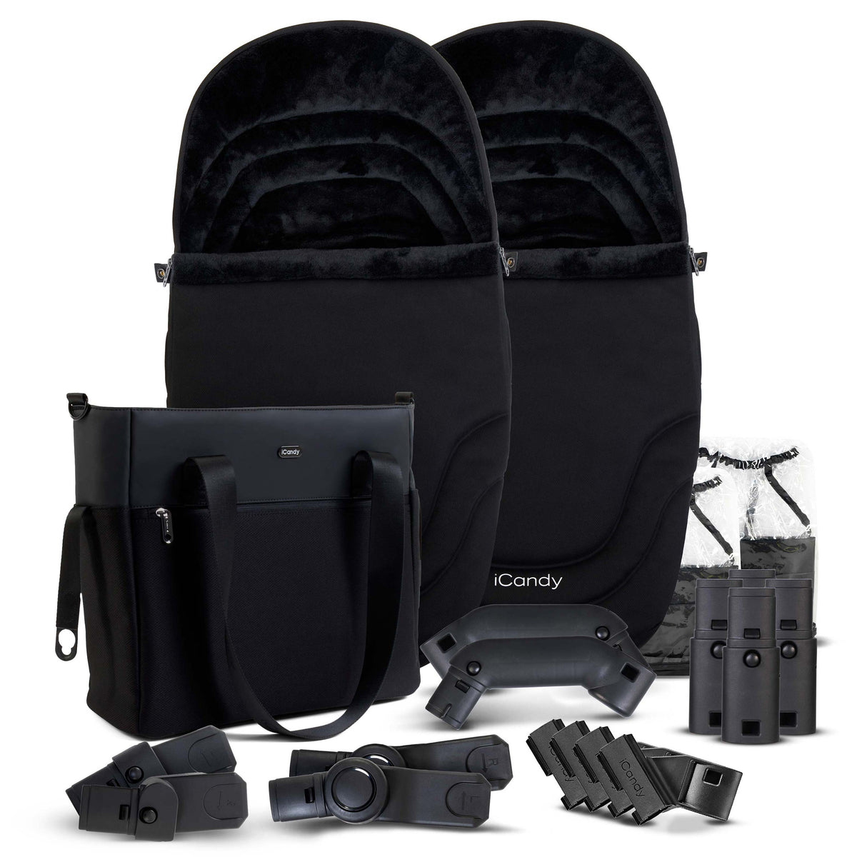 iCandy Orange 4 Pushchair Twin Bundle Latte