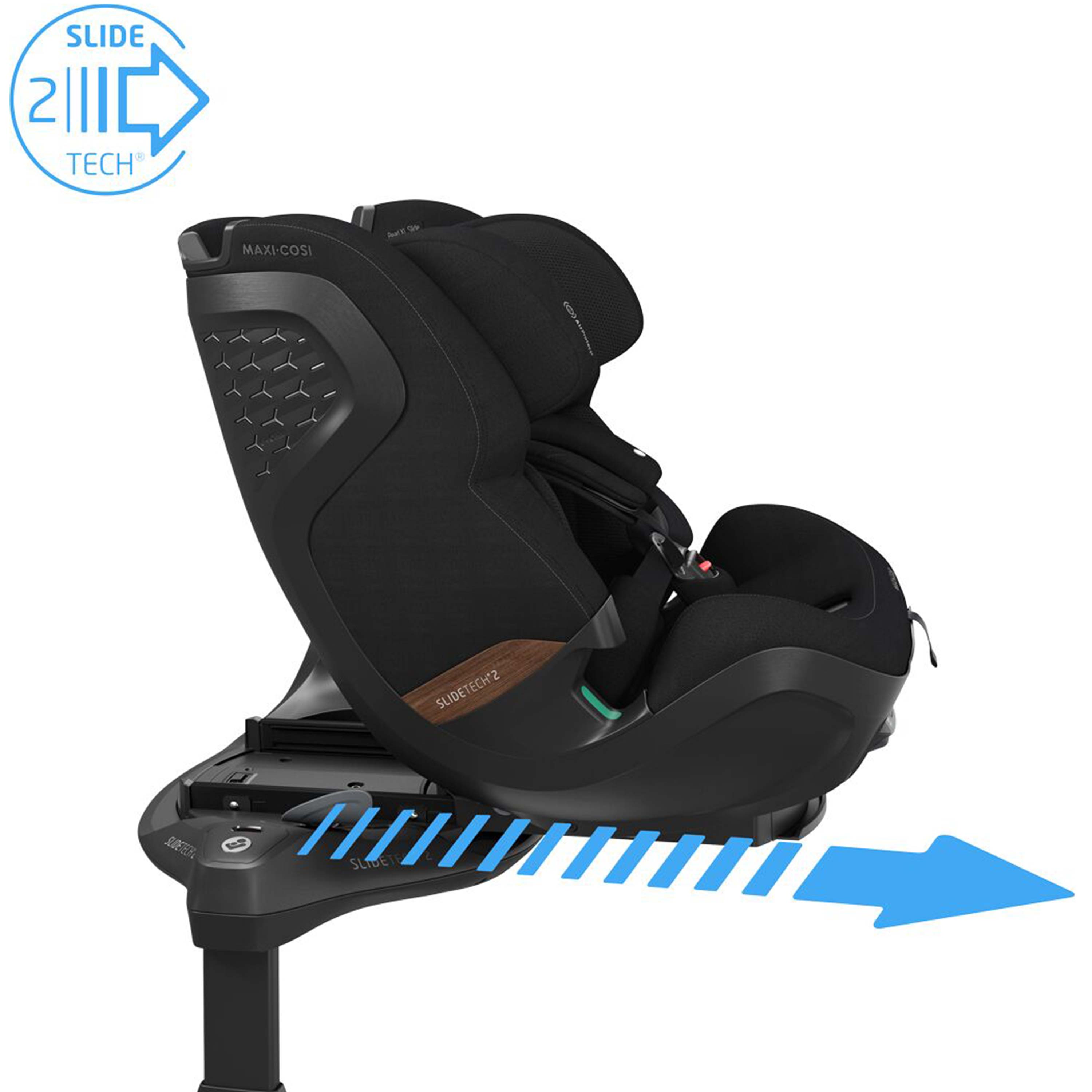 Maxi-Cosi Pearl XL Slide Pro Convertible Group 0/1 Car Seat | Authentic Black