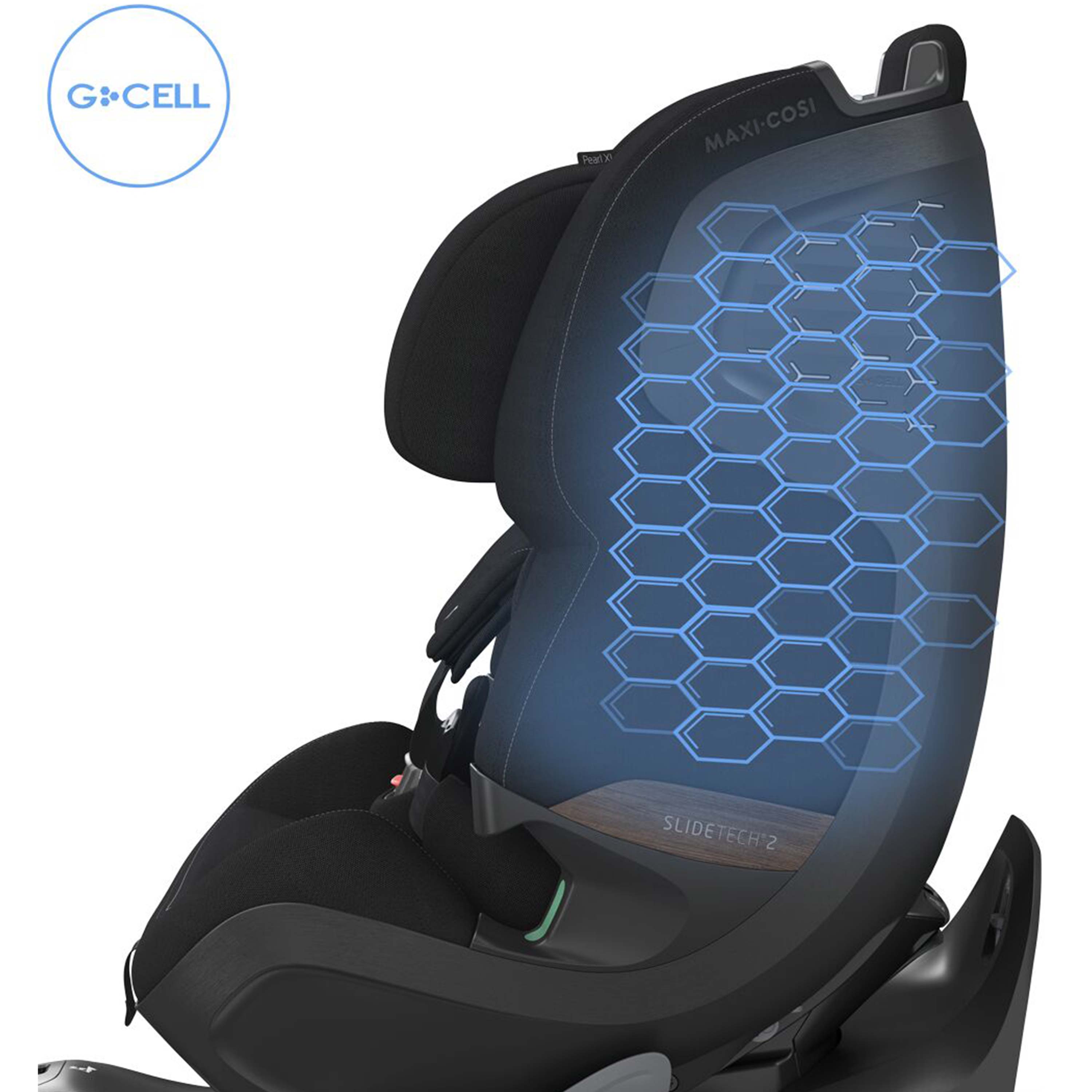 Maxi-Cosi Pearl XL Slide Pro Convertible Group 0/1 Car Seat | Authentic Black