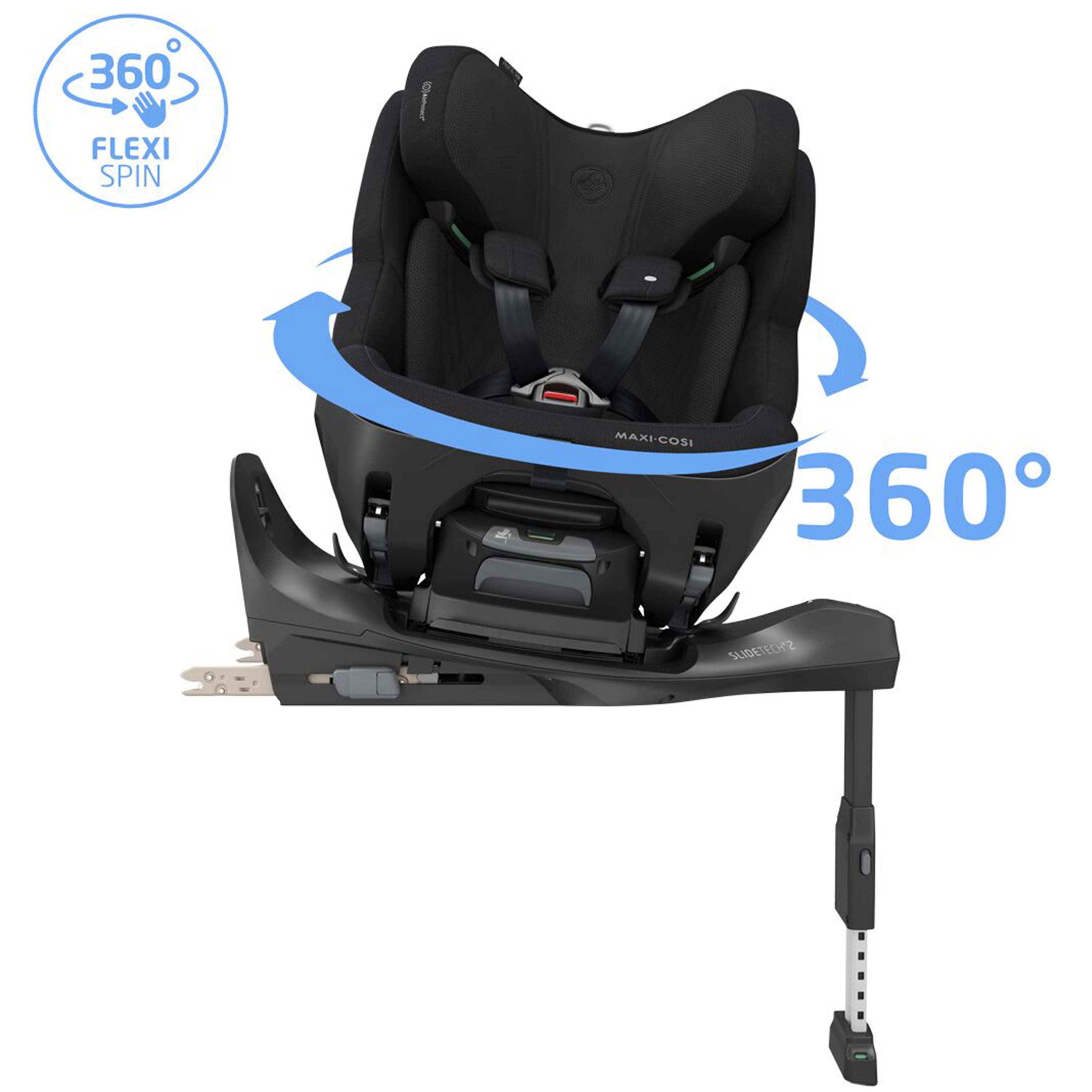 Maxi-Cosi Pearl XL Slide Pro Convertible Group 0/1 Car Seat | Authentic Black