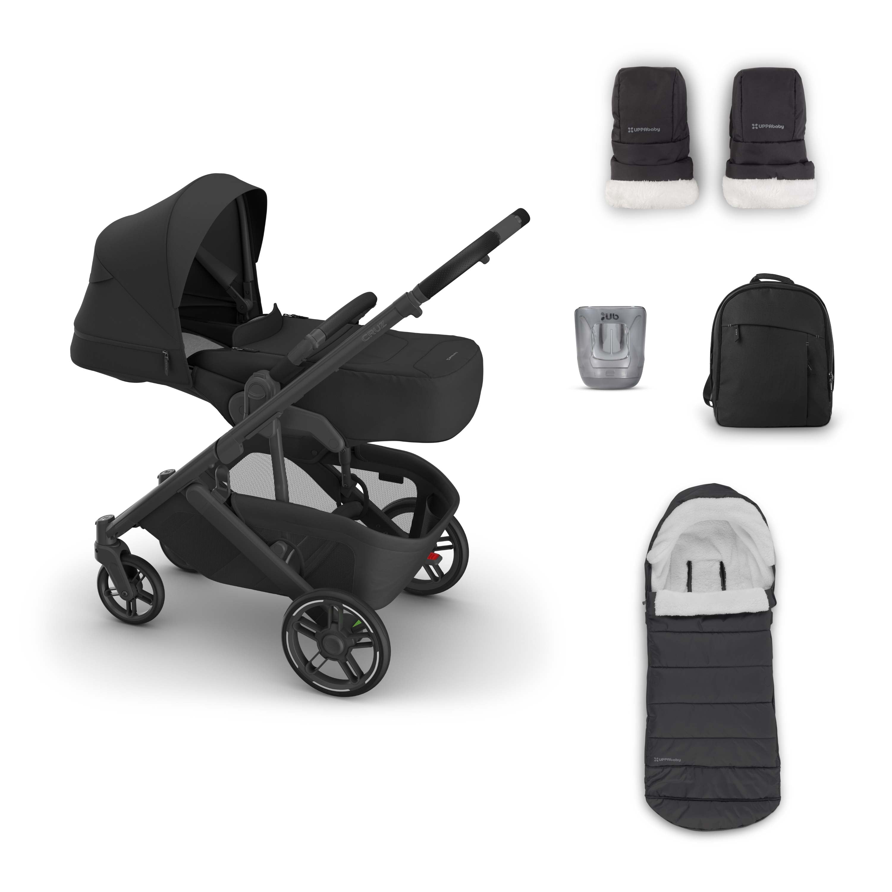 UPABBABY Cruz V3 + Infant Cover & Accessory Pack Bundle Jake
