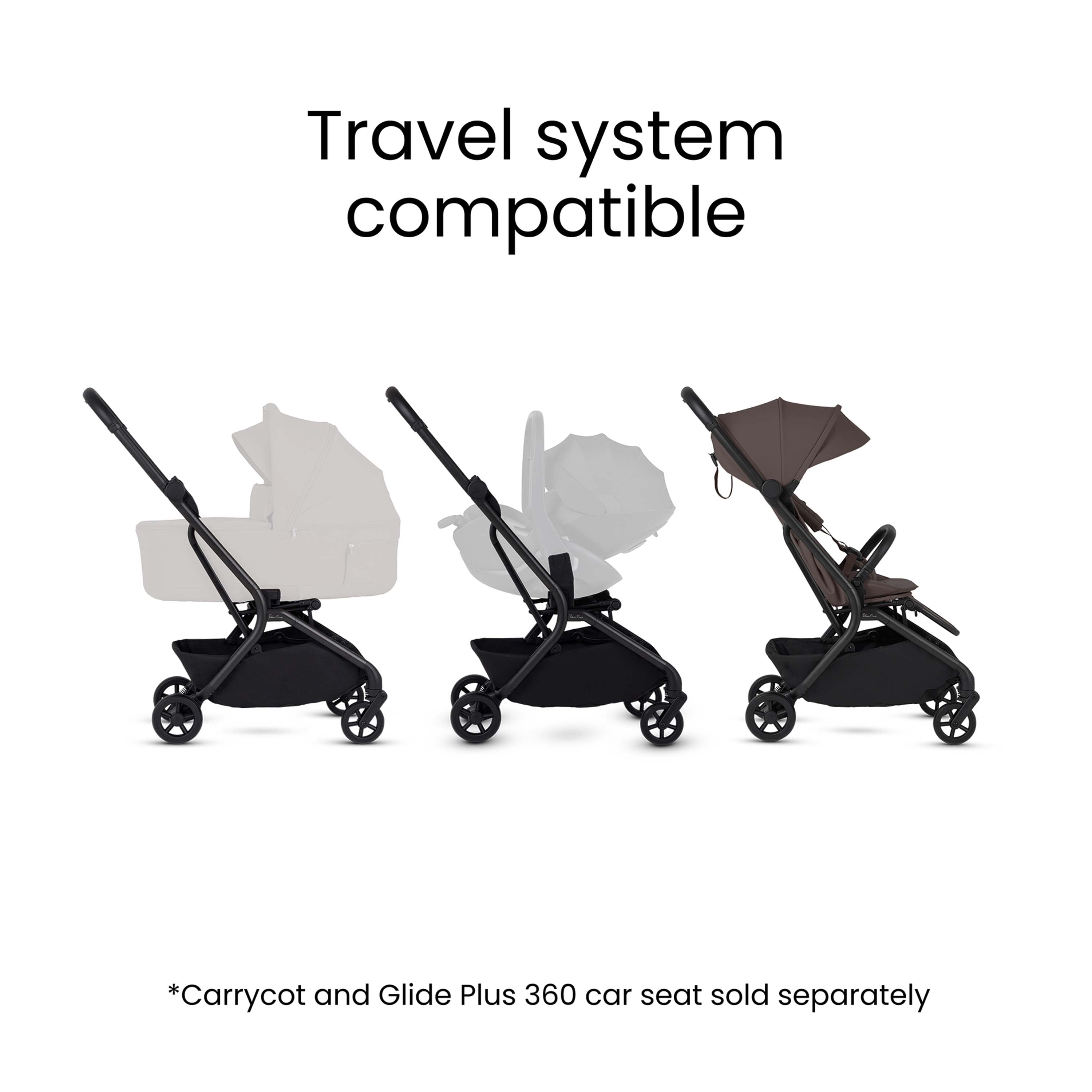 Silver Cross Nia Stroller Chocolate