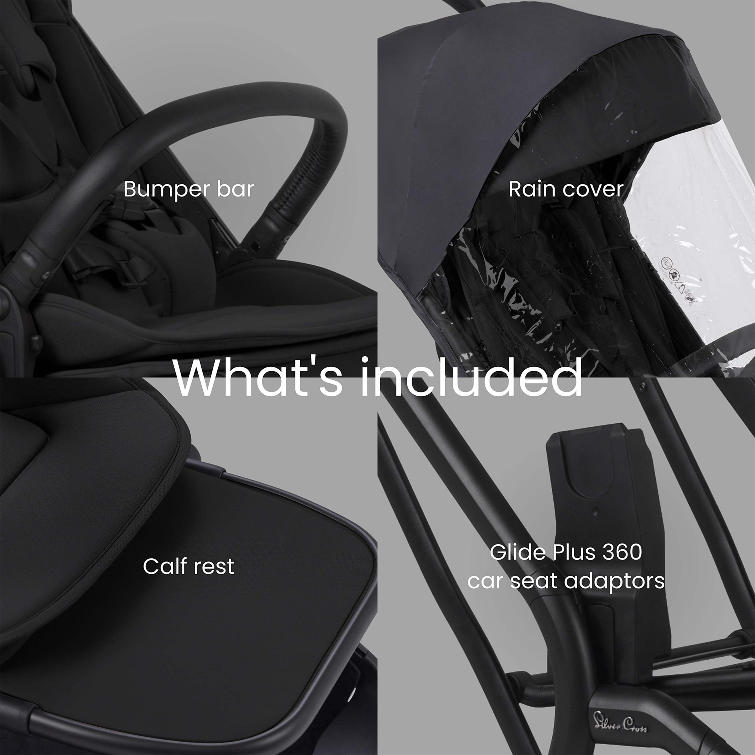 Silver Cross Nia Stroller Onyx