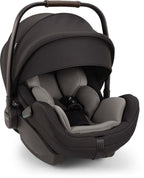 Arra Flex black and gray baby car seat on a white background