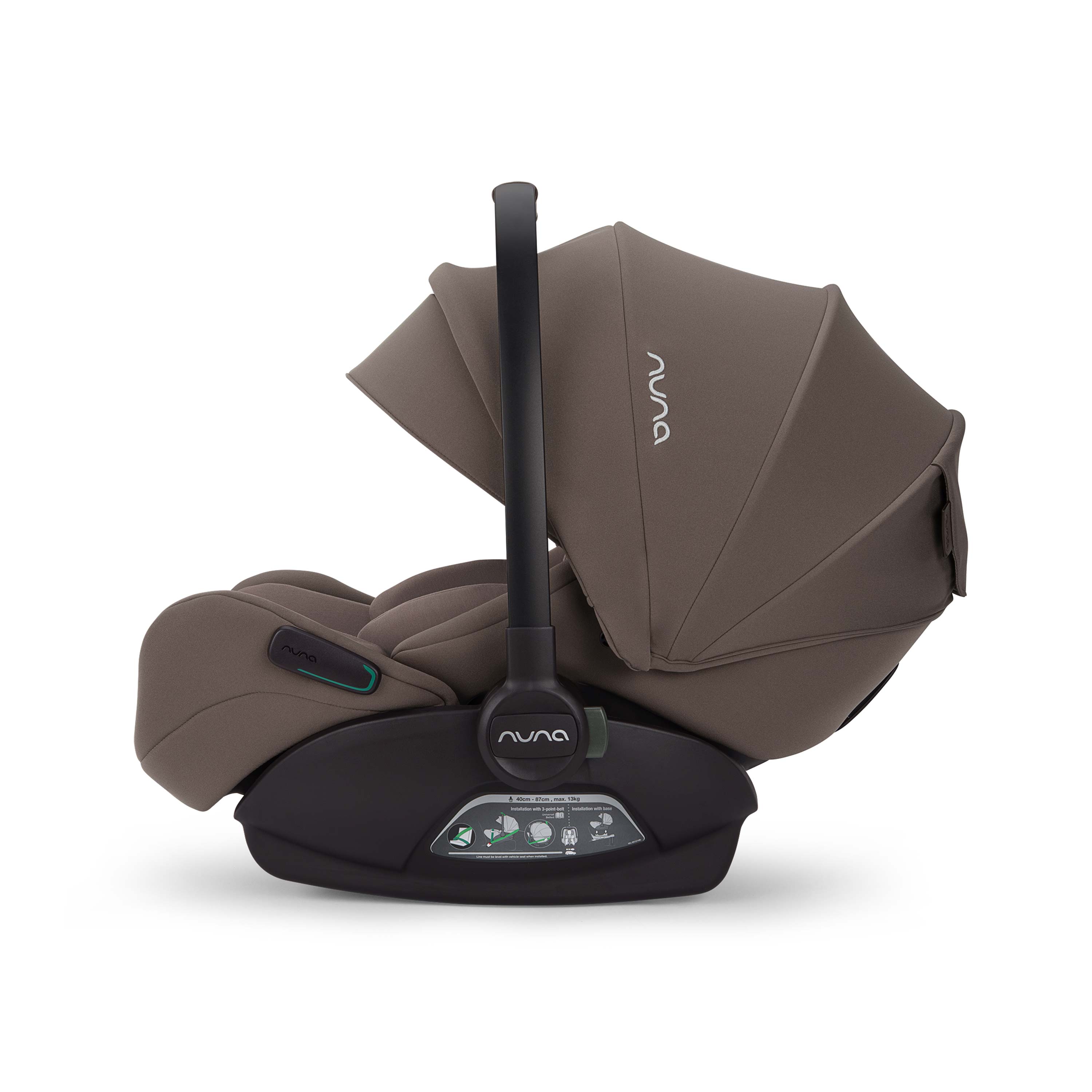 Nuna MIXX Next Travel System ARRA Flex i-Size Car Seat & BASE Curv - Chestnut