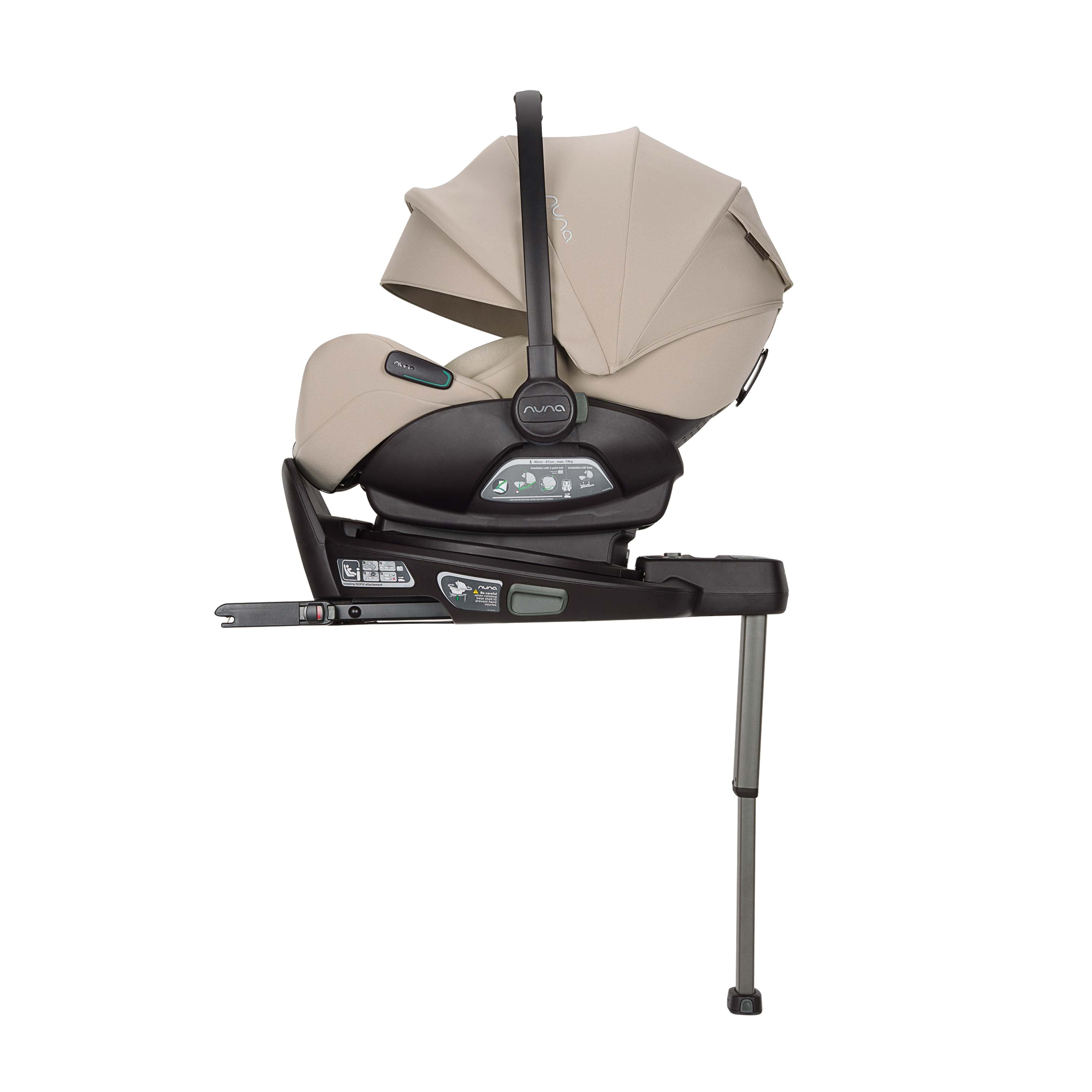 Nuna MIXX Next Travel System ARRA Flex i-Size Car Seat & BASE Curv - Chateau