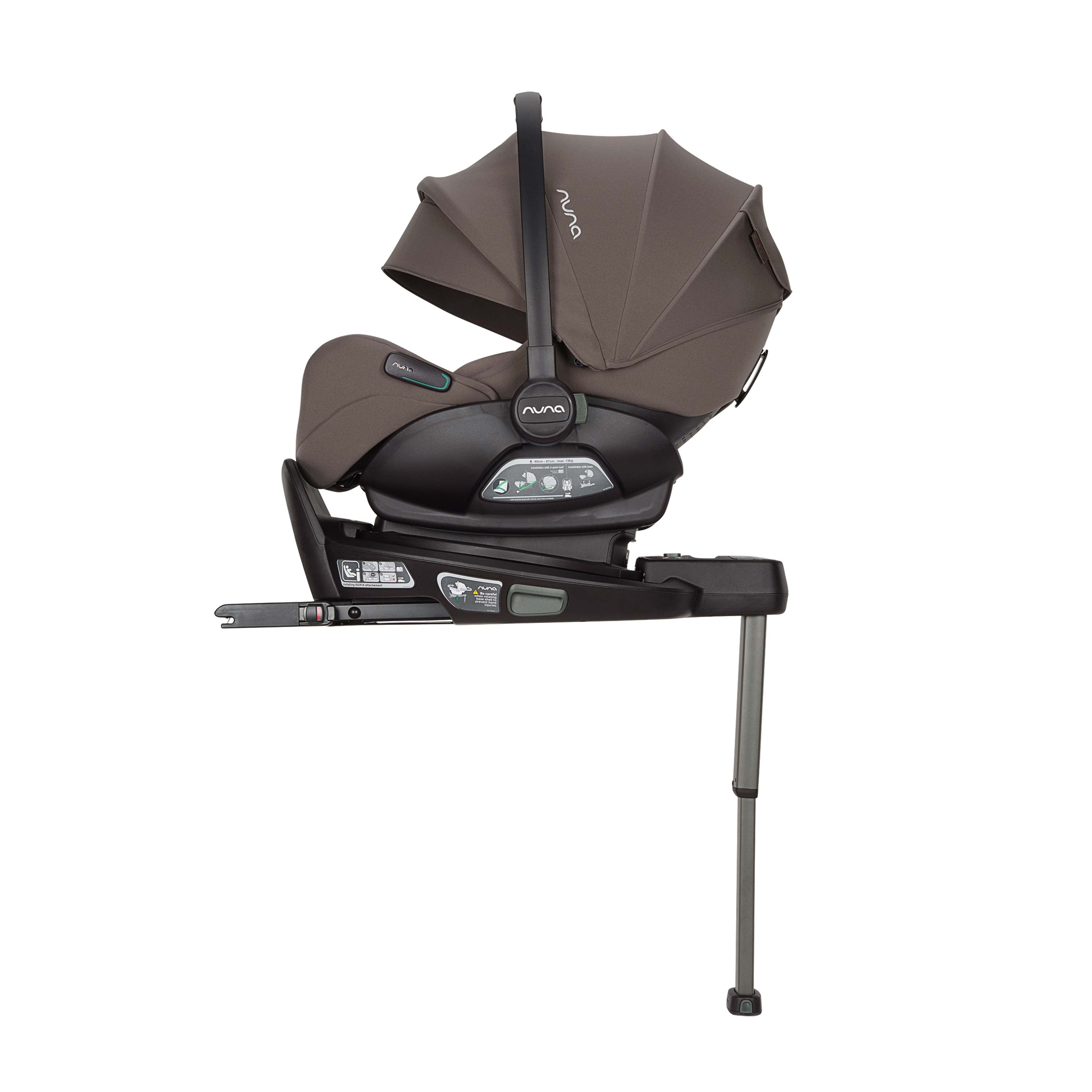 Nuna MIXX Next Travel System ARRA Flex i-Size Car Seat & BASE Curv - Chestnut
