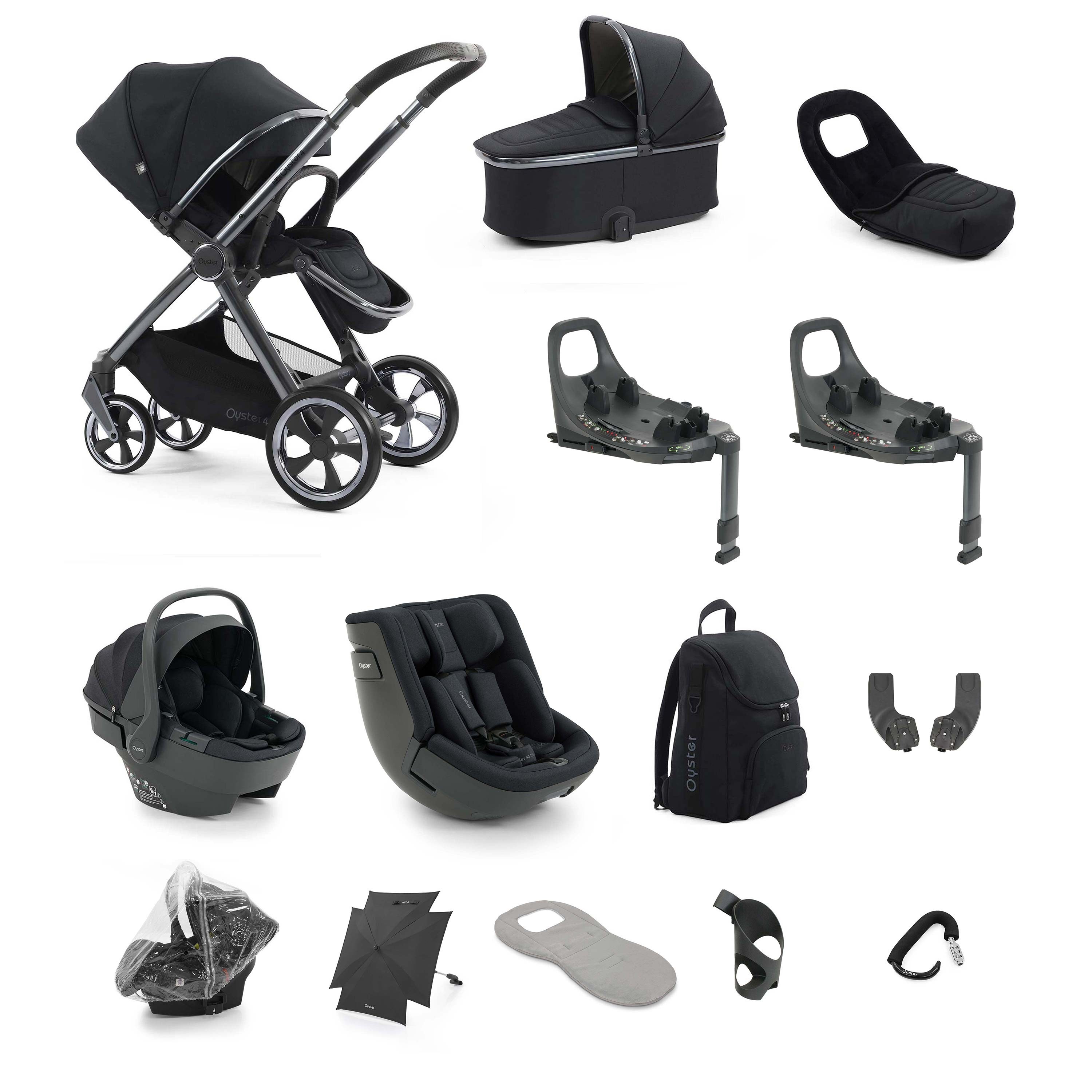 Oyster 4 Ultimate 360 Toddler Bundle Carbonite