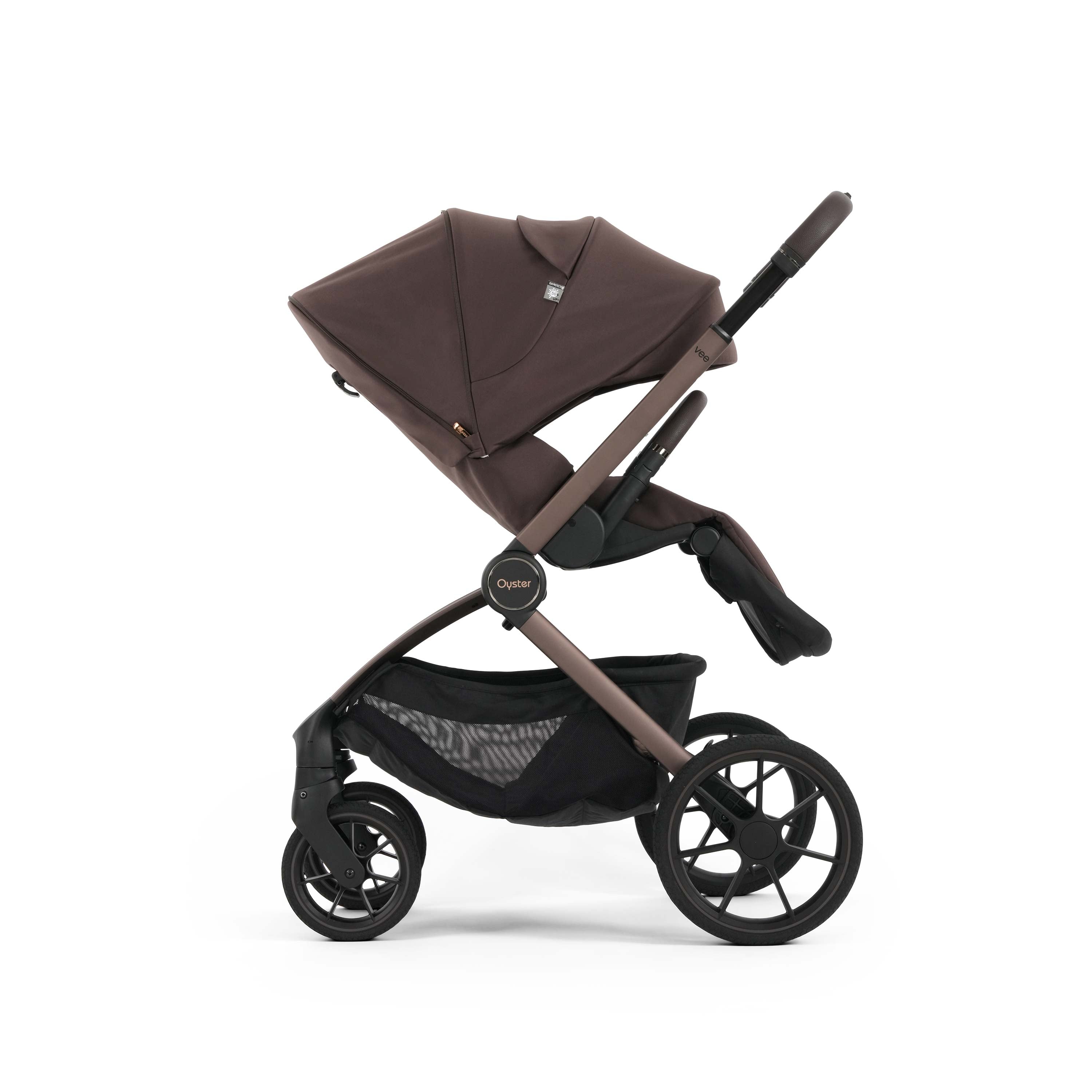 Oyster Vee Pram Bundle – Chocolate | Complete Pram System