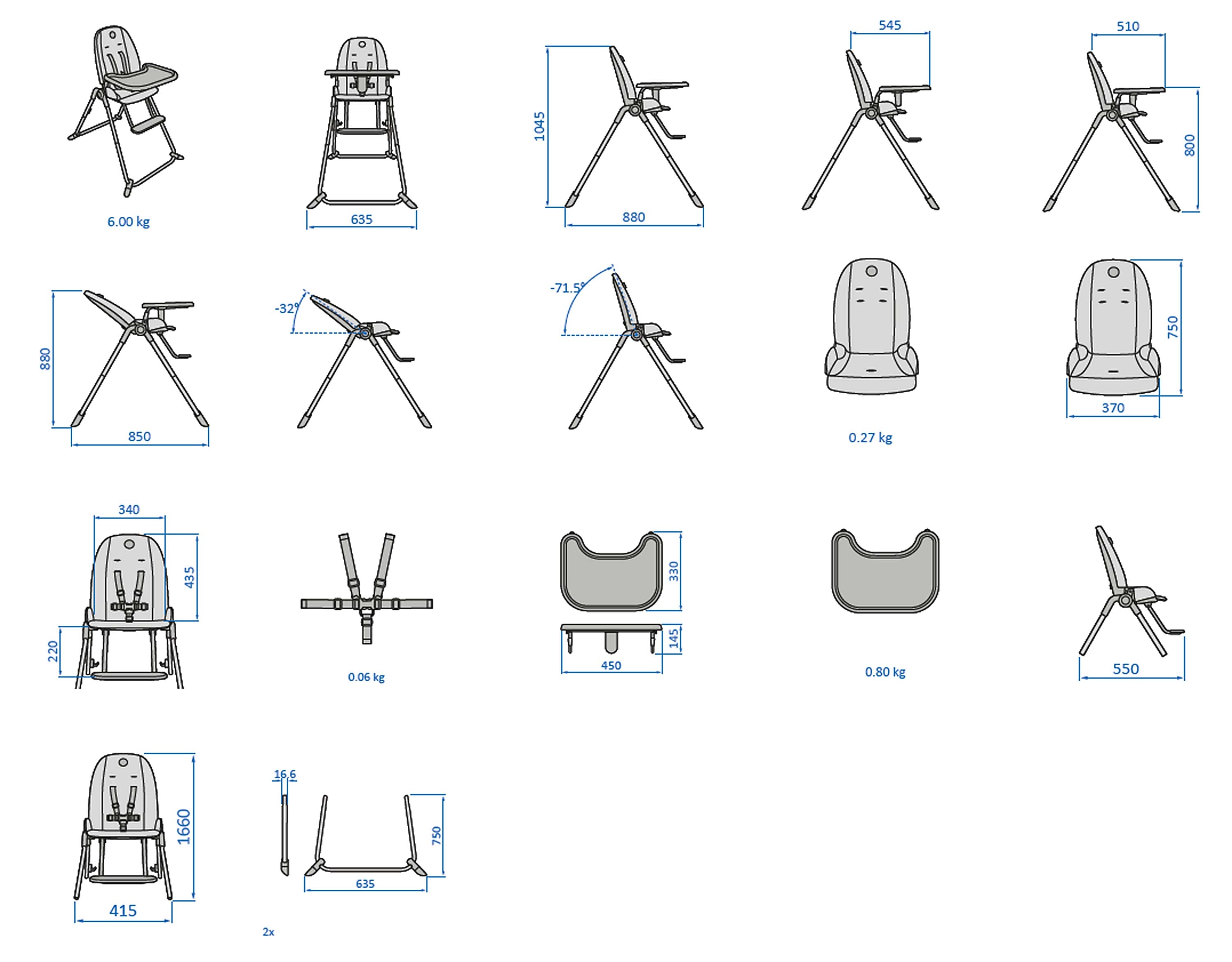 Maxi Cosi Ava Highchair Beyond Grey