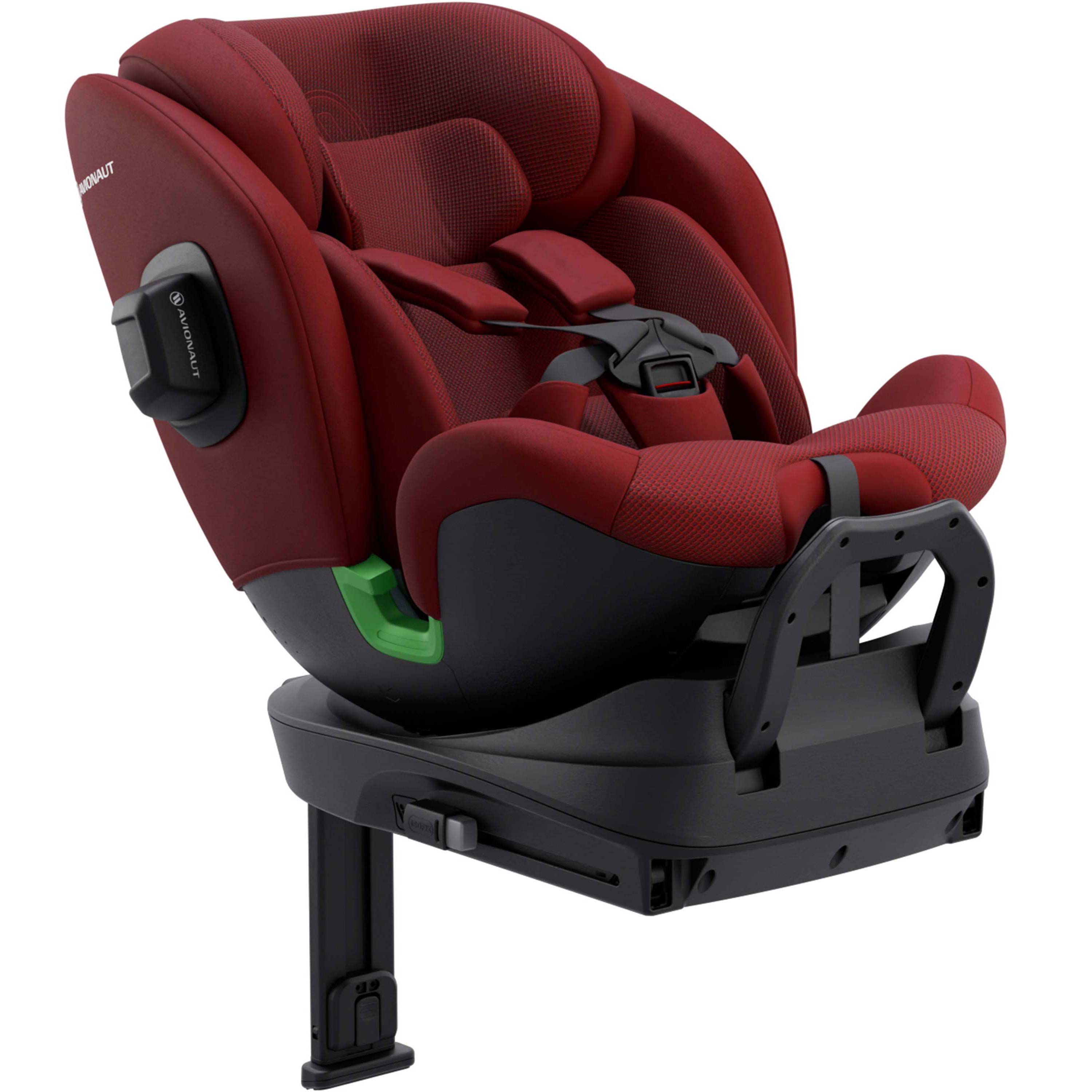 Avionaut Stardust 360° Rotating Car Seat & Newborn Insert - Red