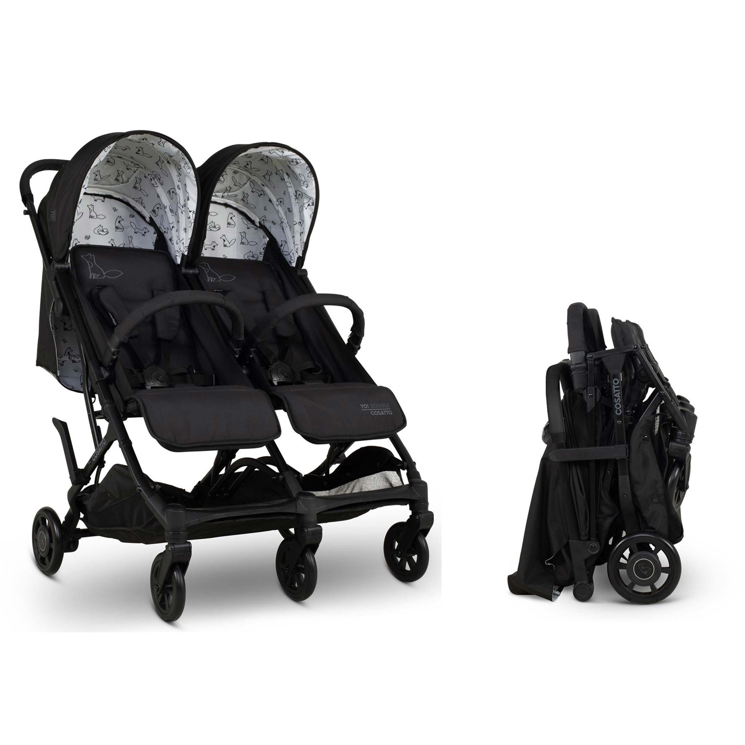 Cosatto Yo! Double Stroller Foxed
