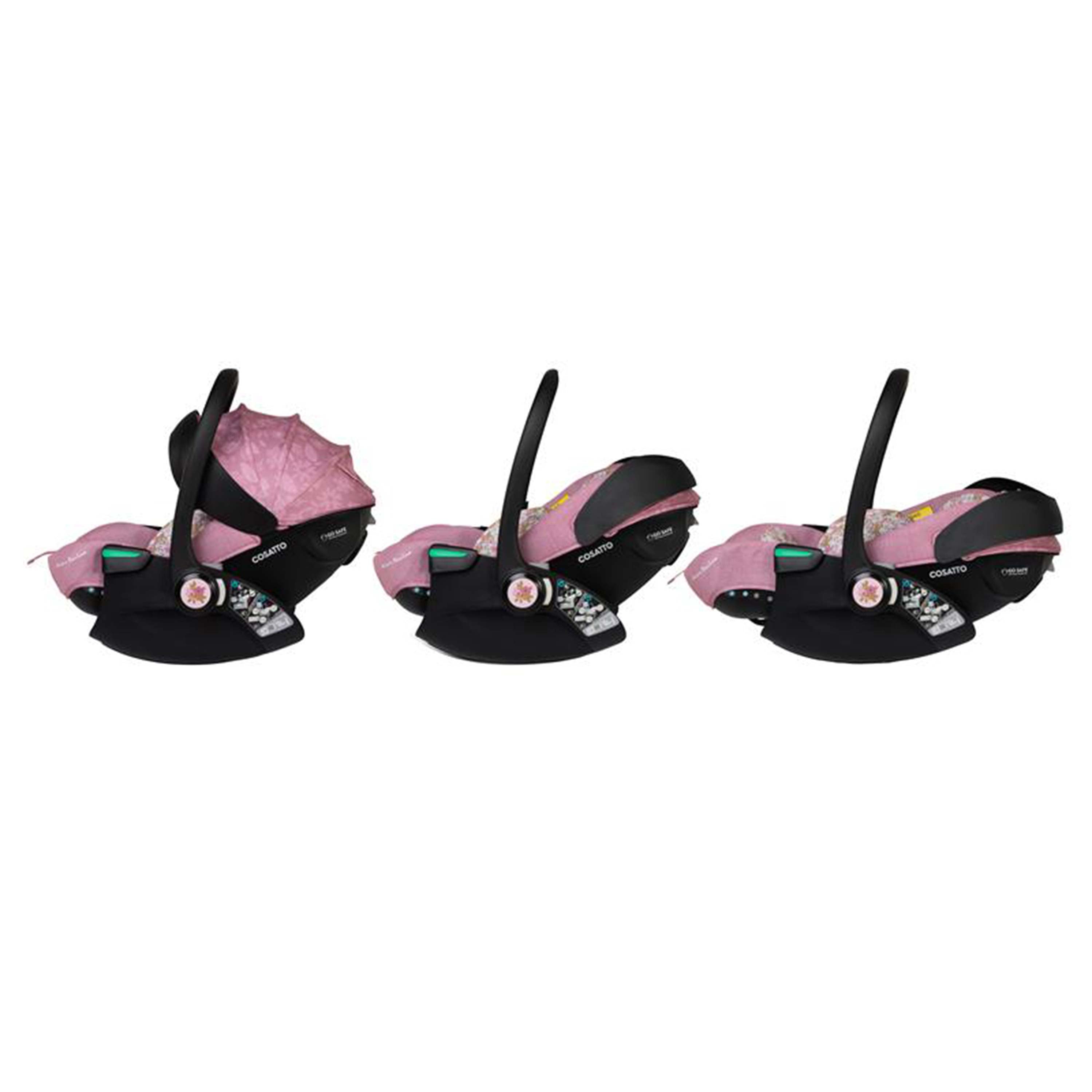 Cosatto Woosh City Recline Car Seat Bundle | Camille