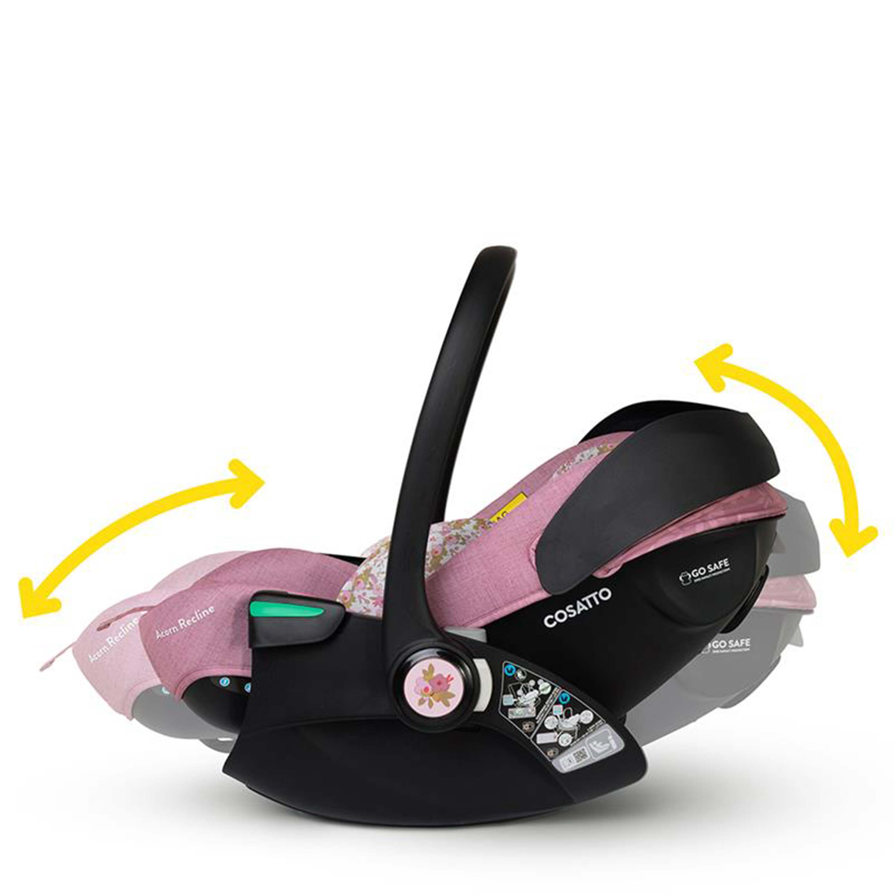 Cosatto Woosh City Recline Car Seat Bundle | Camille