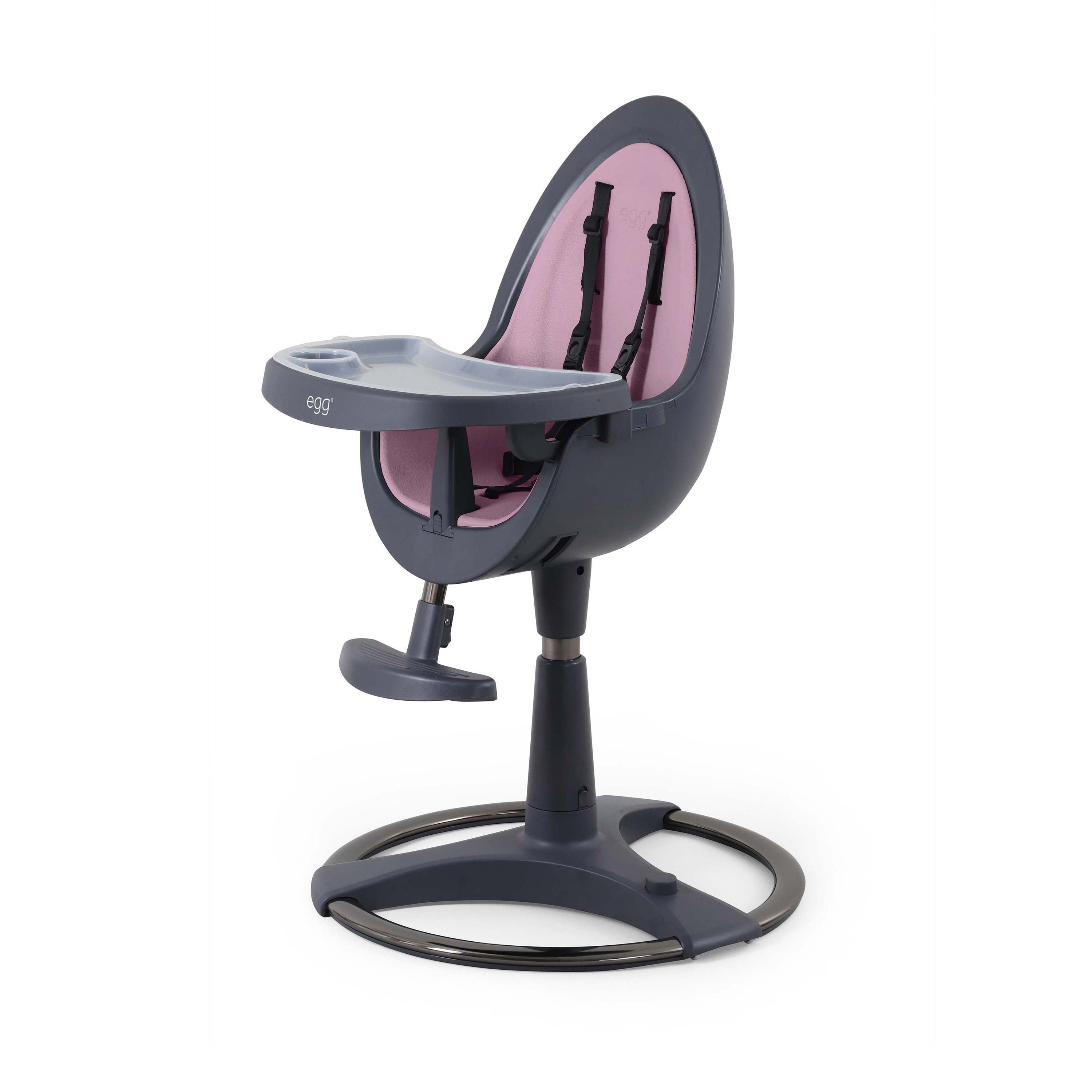 egg® Highchair Grey | Premium Adjustable Highchair with Newborn Insert