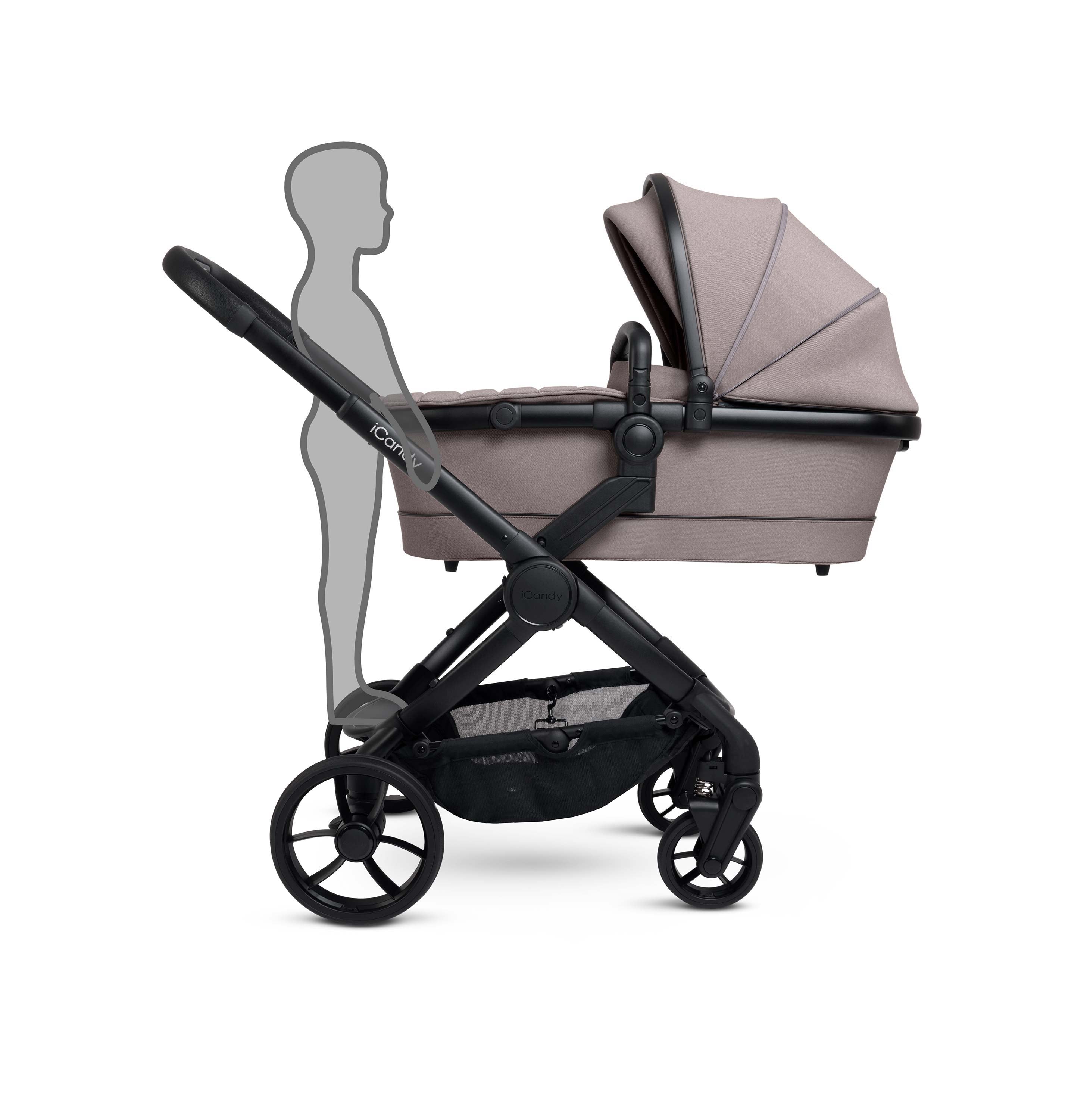 iCandy Peach 7 Complete Bundle Porcini + Cabriofix & Base