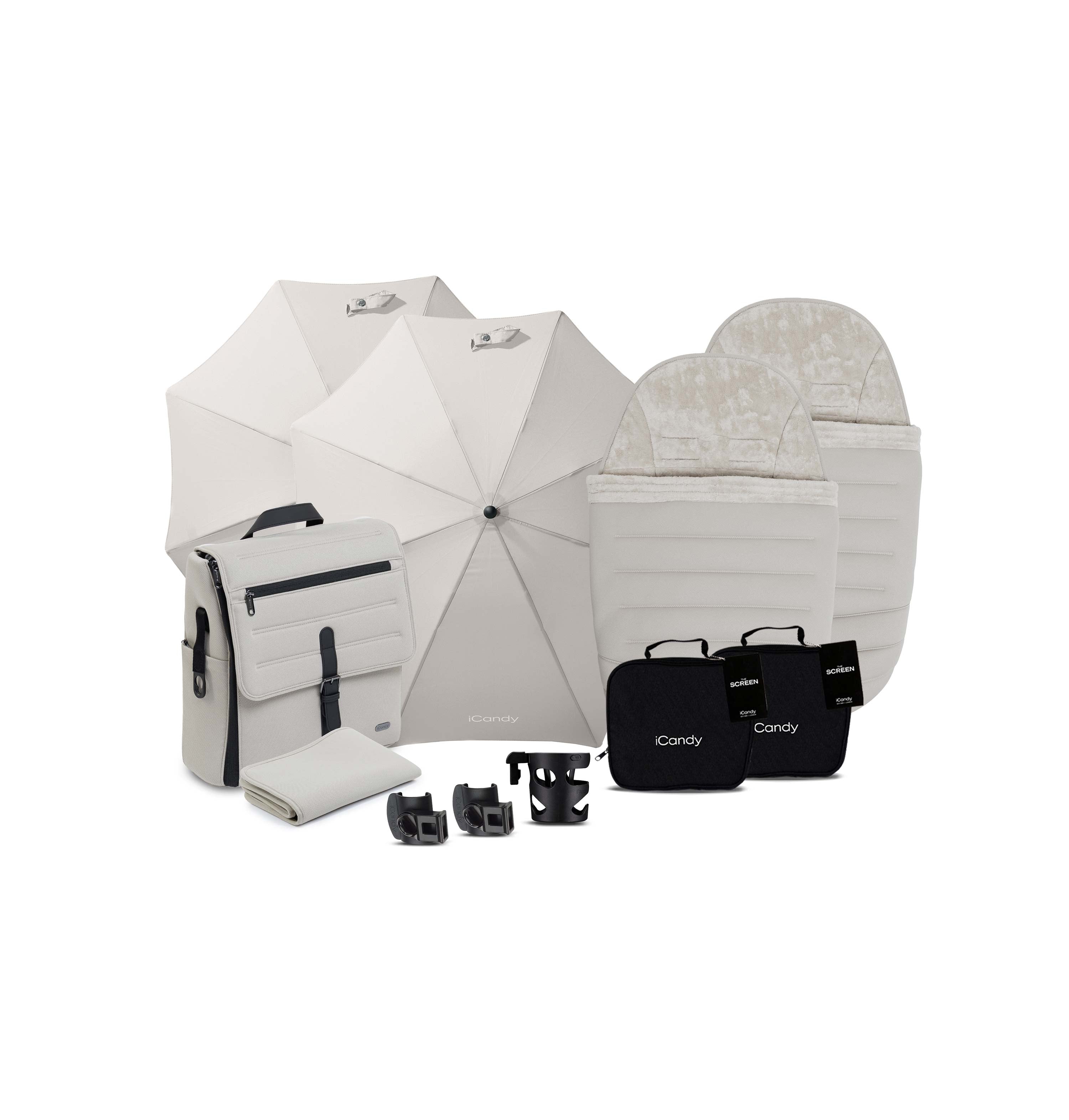 iCandy Peach 8 Double Complete Bundle | Taupe