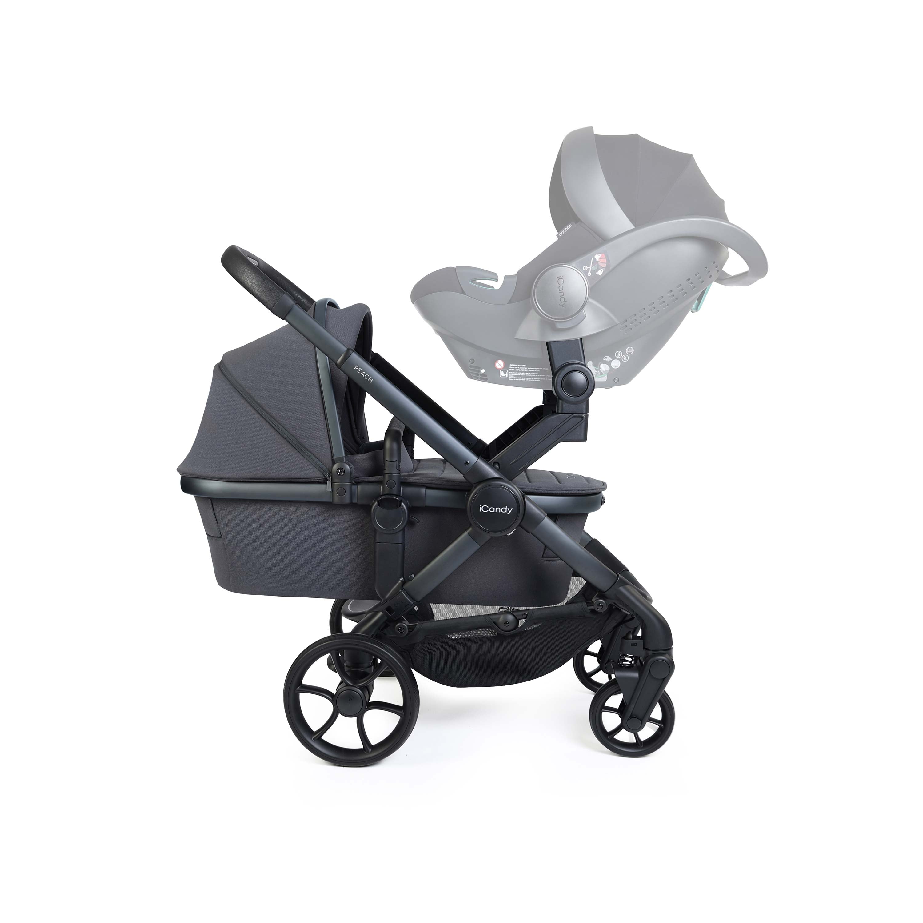 iCandy Peach 8 Double Complete Bundle | Grey