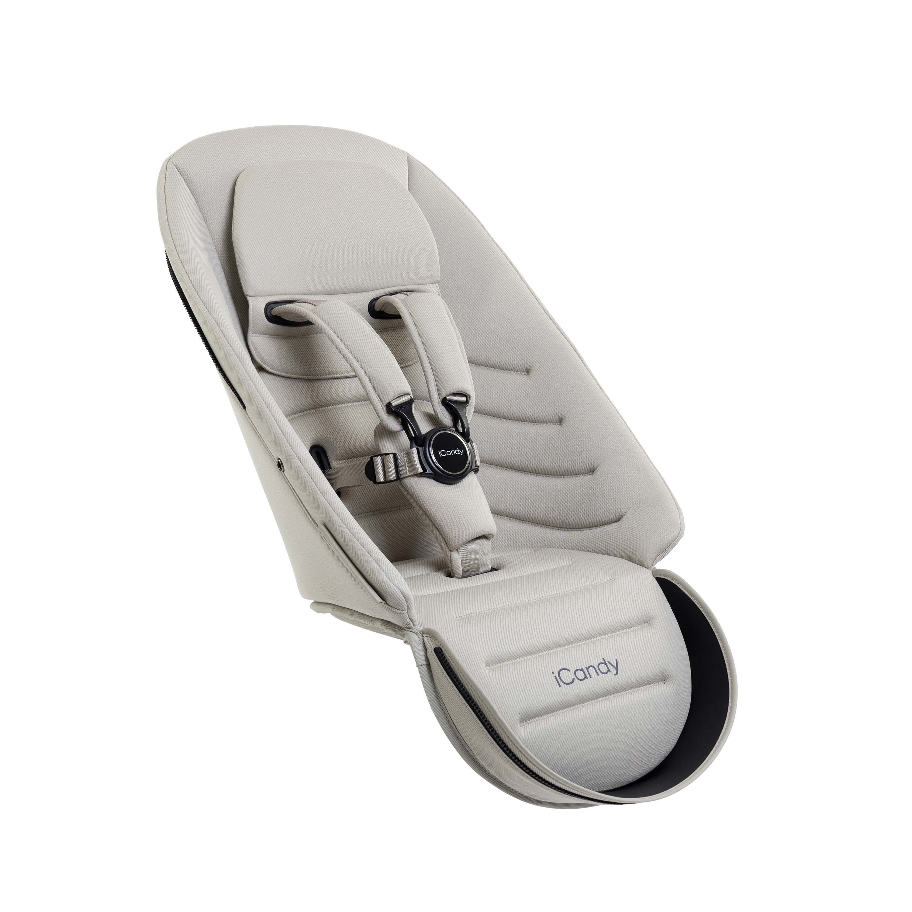 iCandy Peach 8 Complete Bundle – Taupe | Cocoon 360 Car Seat Black & Base