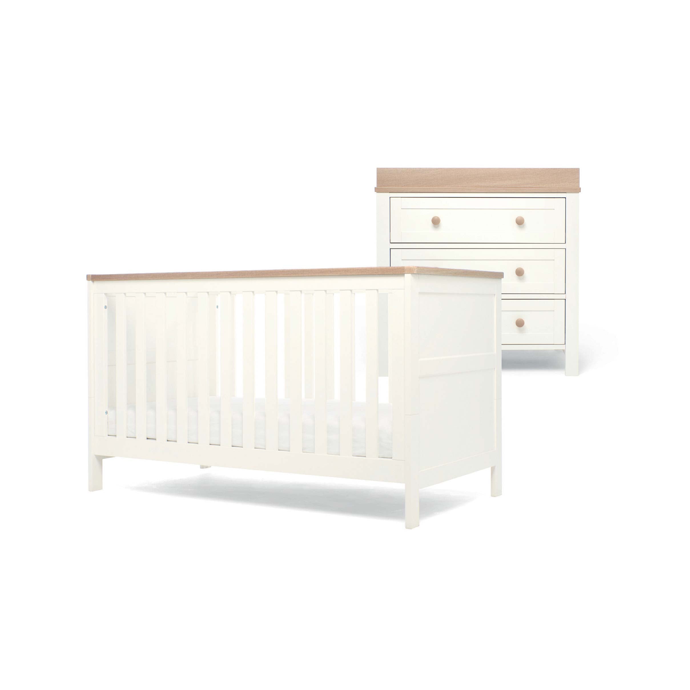 Mamas & Papas Wedmore 2 Piece Nursery Set - White